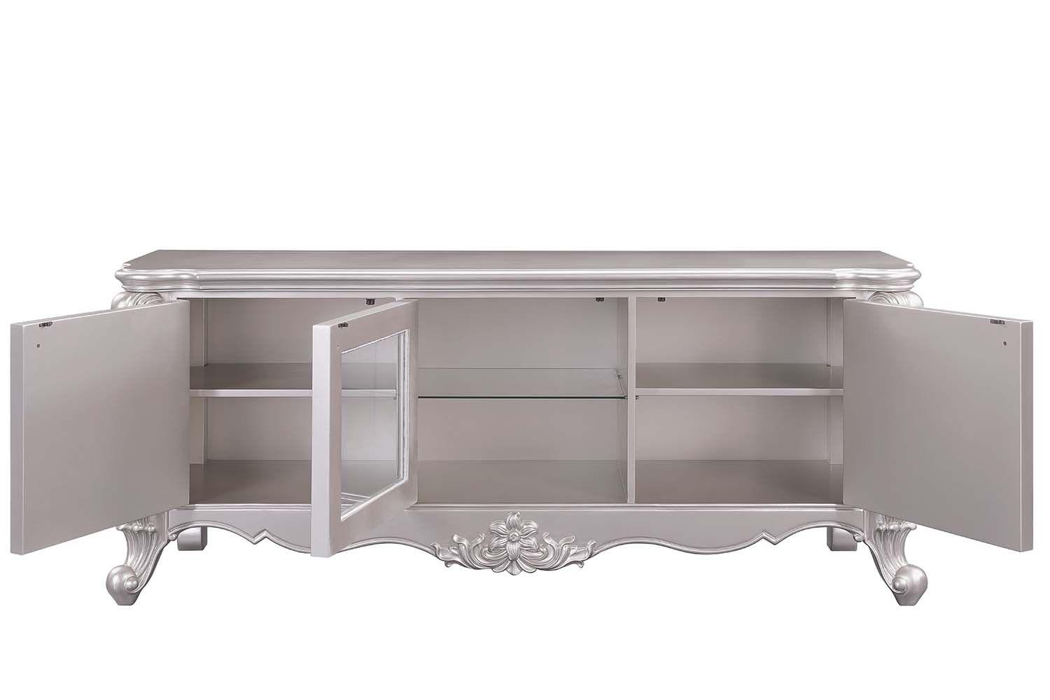 

        
35165498798793Classic Champagne Wood TV Stand Acme Bently 91663-TS
