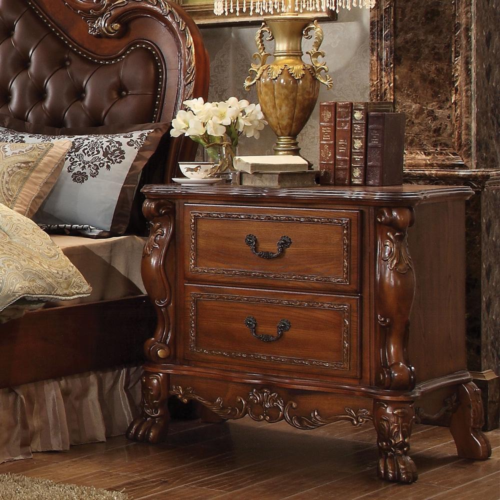 

                    
Buy Classic Cherry Oak Wood California King Sleigh Bedroom Set 3PCS Acme Dresden 28224CK-3PCS
