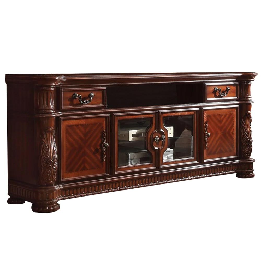

    
Classic Cherry TV Stand by Acme Vendome II 91318
