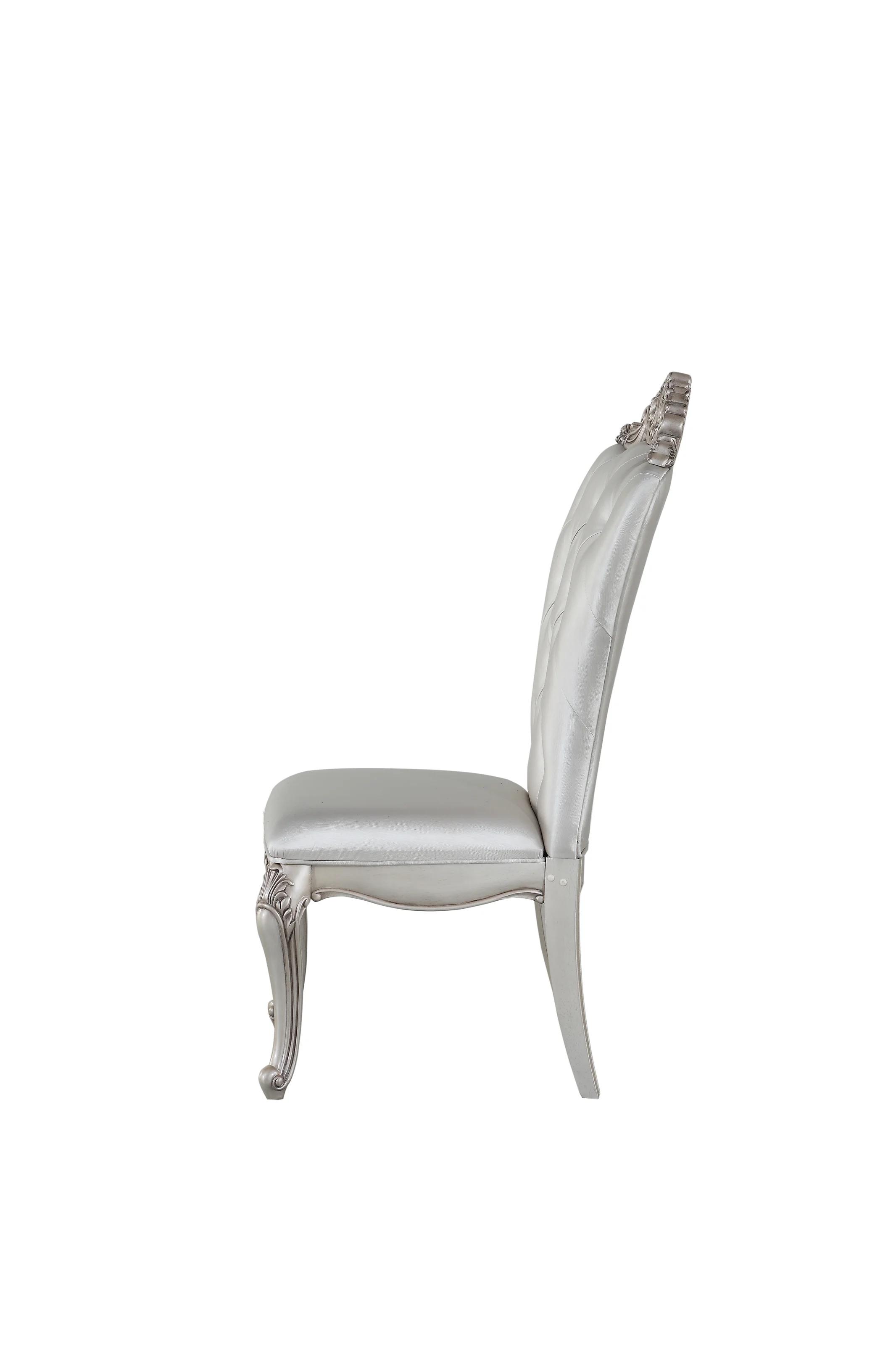 

                    
Acme Furniture Gorsedd Side Chair Set Antique White Fabric Purchase 
