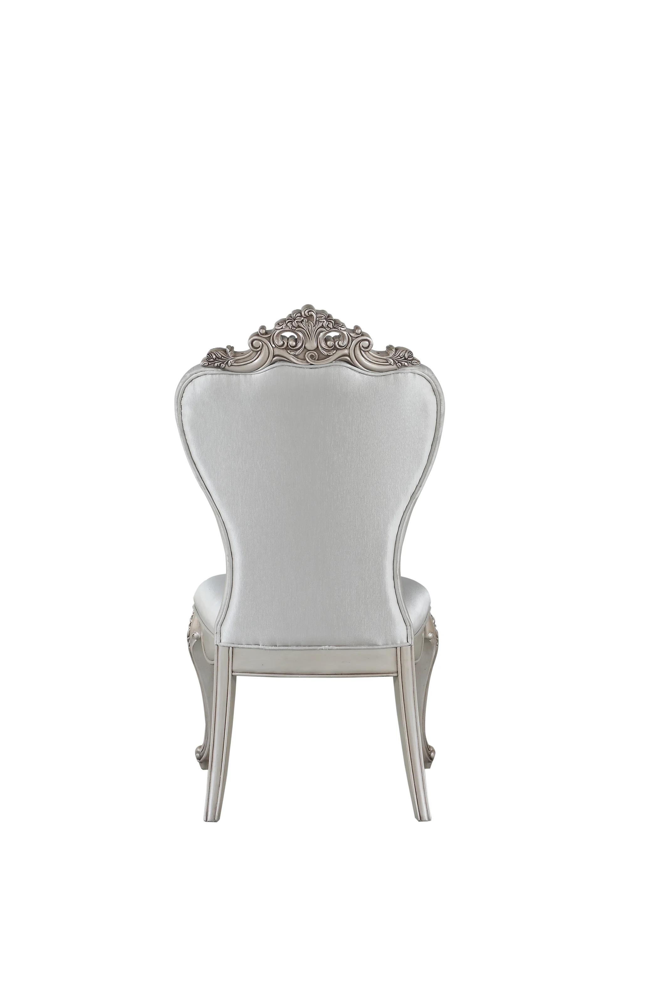 

    
Acme Furniture Gorsedd Side Chair Set Antique White 67442-2pcs
