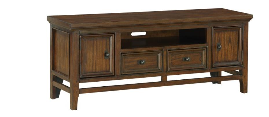 Classic TV Stand 16490-59T Frazier Park Collection 16490-59T in Dark Brown 