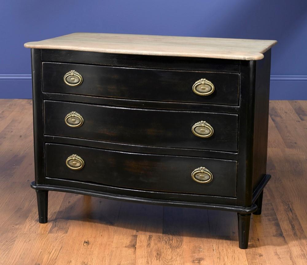 

    
Classic Distressed Black Finish Driftwood Top Three Drawers Chest by AA Importing Traditional
