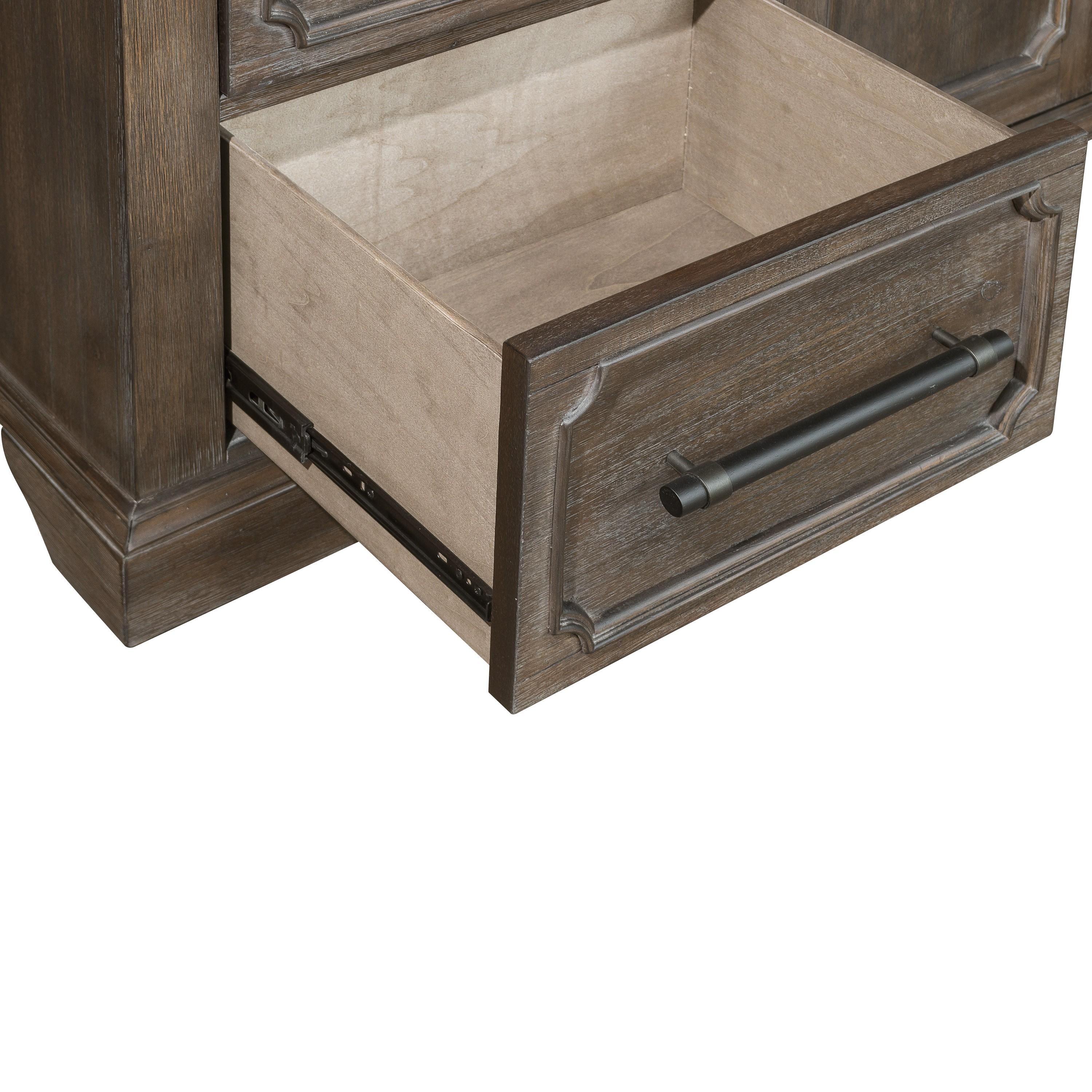 

                    
Buy Classic Distressed Dark Oak Wood Dresser w/Mirror Homelegance 5438-5*6 Toulon
