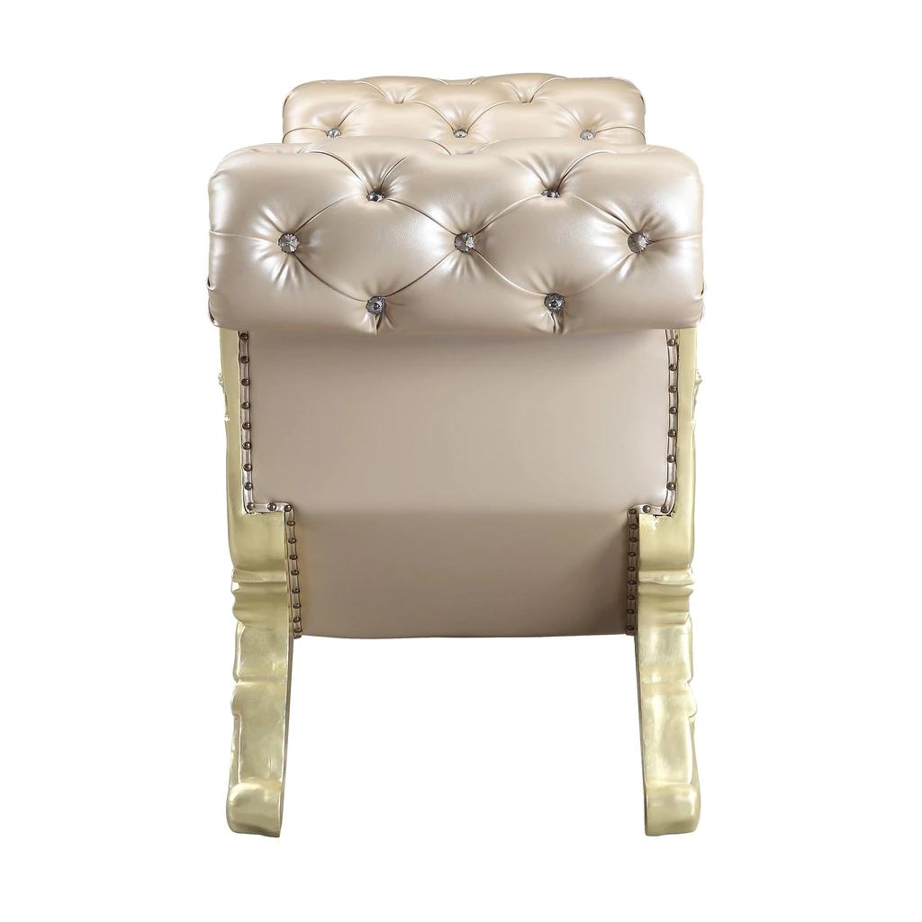 

    
Acme Furniture Vatican Bench Gold BD00466
