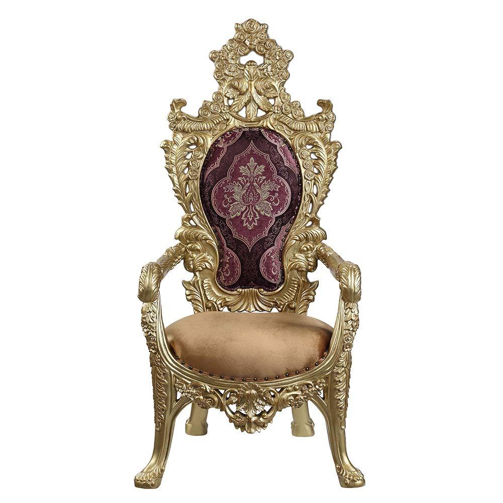 

                    
Acme Furniture Bernadette Arm Chair DN01472-AC-2PCS Arm Chairs Gold Fabric Purchase 
