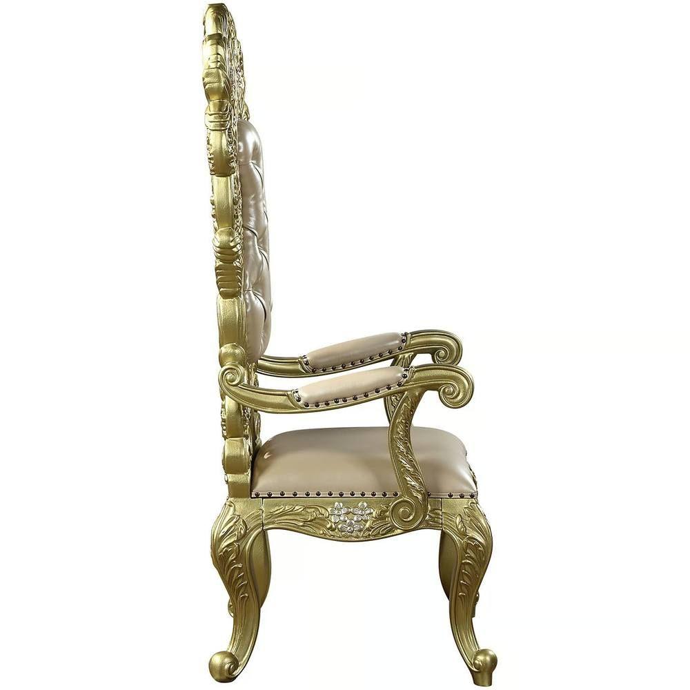 

    
Classic Gold Composite Wood Arm Chairs Set 2PCS Acme Furniture Cabriole DN01484-AC-2PCS
