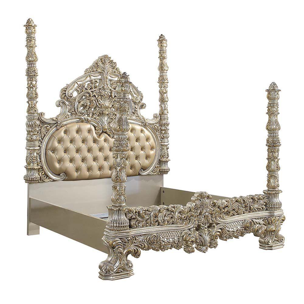 

    
Classic Gold Composite Wood King Bed Acme Furniture Danae BD01234EK-EK
