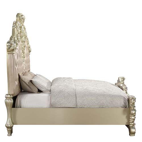 

                    
Acme Furniture Vatican Bedroom Set Gold PU Purchase 
