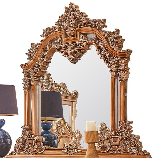 

    
Classic Gold Wood Buffet with Mirror 2Pcs Homey Design HD-1816
