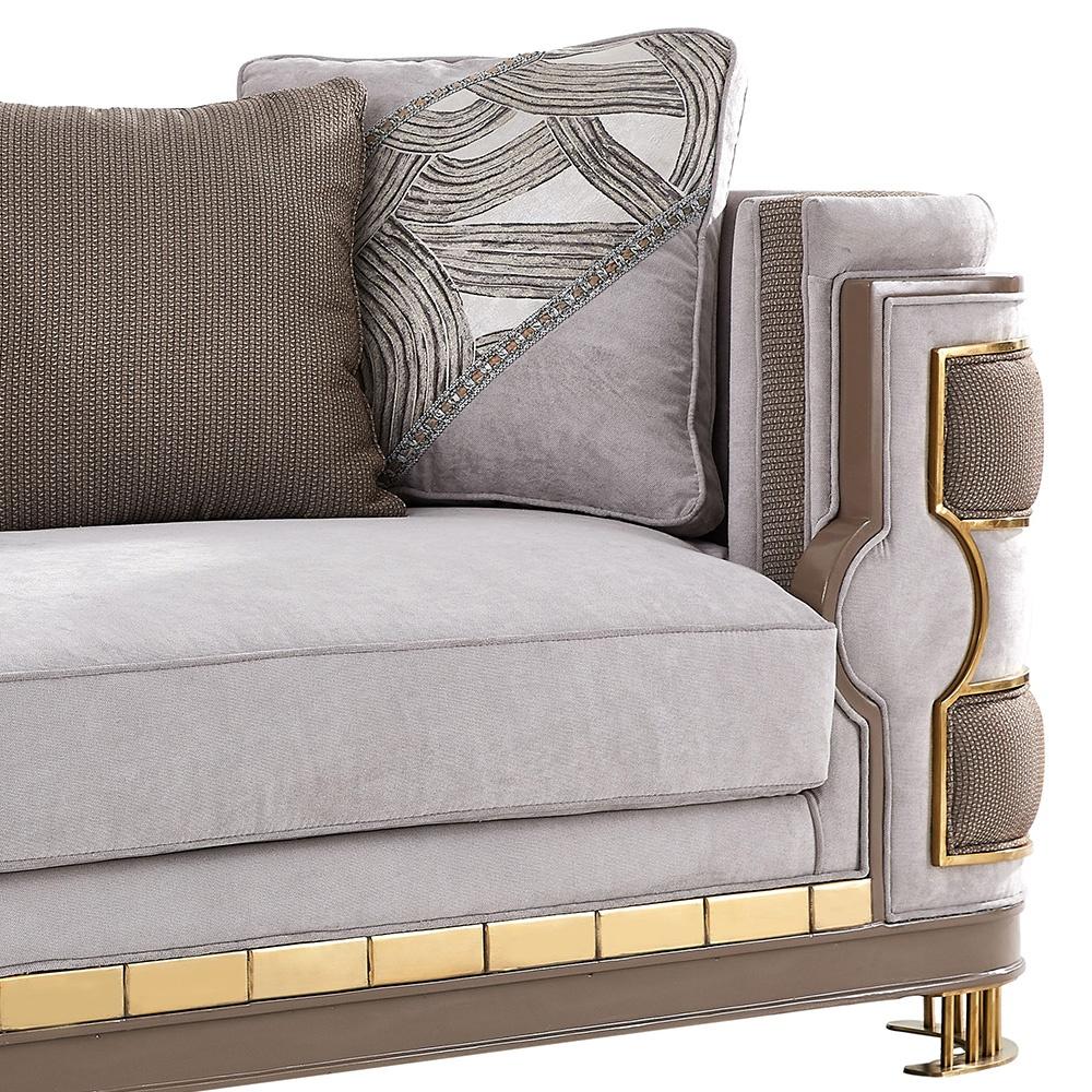

    
HD-S9020-1-2PC Homey Design Furniture Sofa Set
