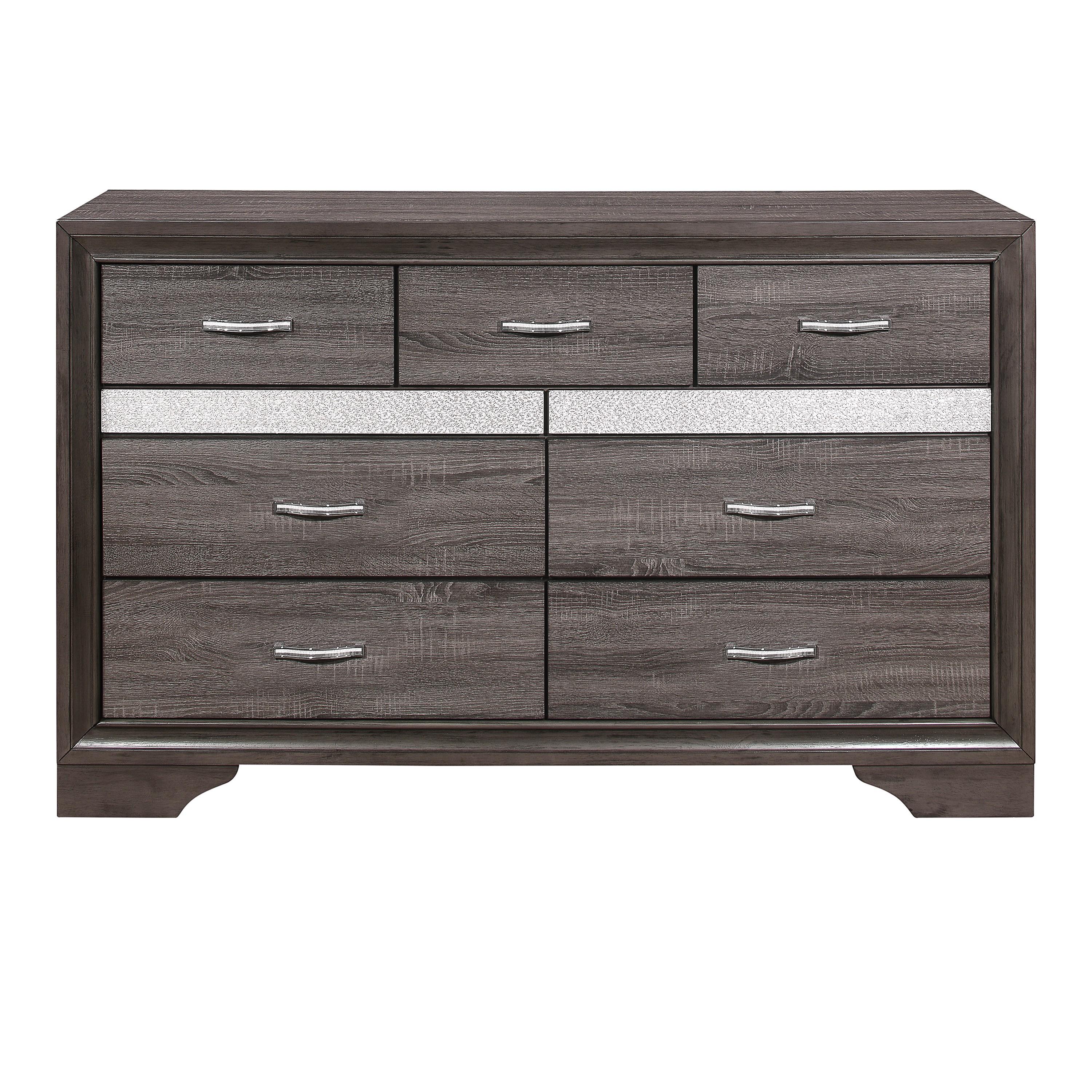 

                    
Homelegance 1505-5*6-2PC Luster Dresser w/Mirror Gray  Purchase 
