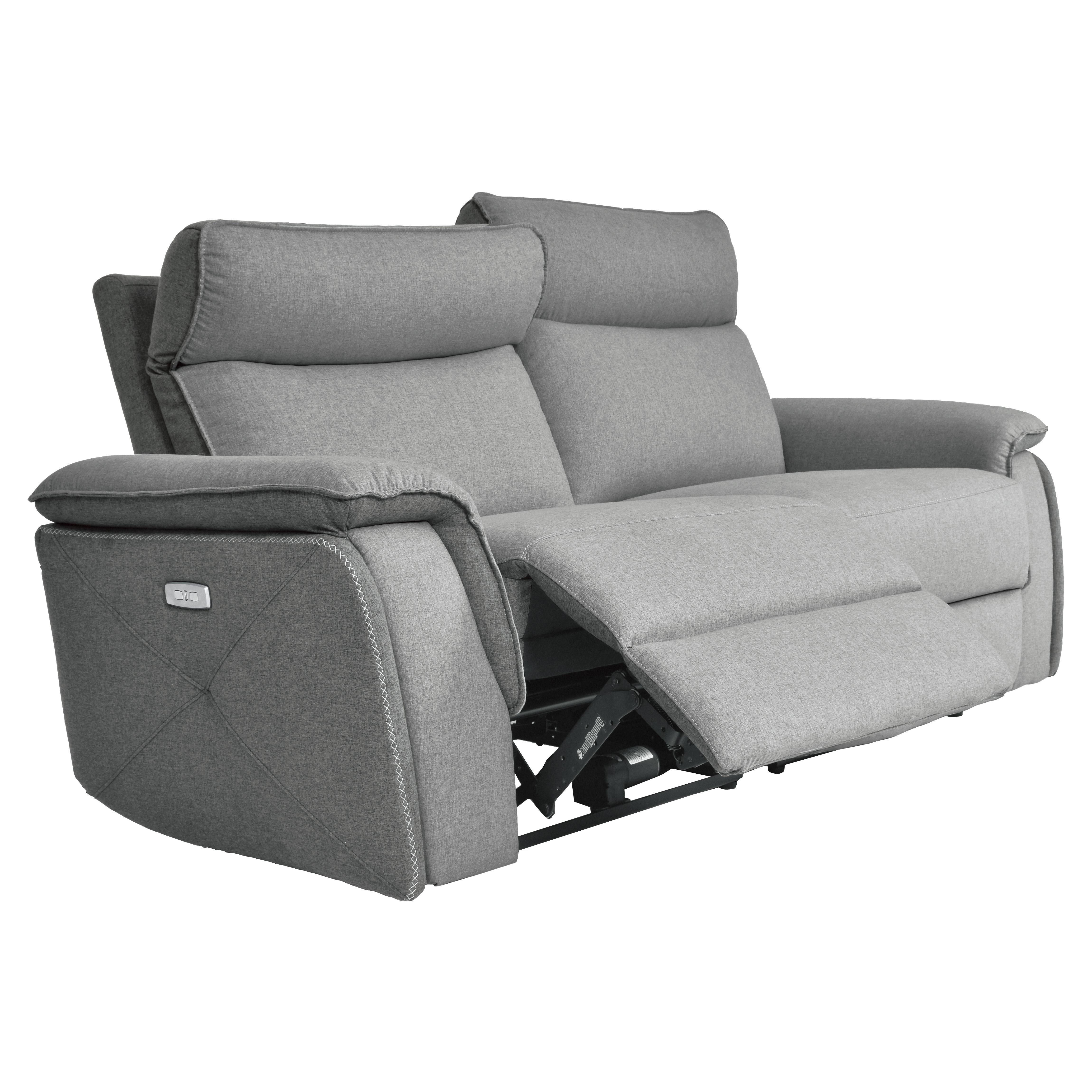 

    
Classic Gray Textured 2-Piece Power Reclining Loveseat Homelegance 8259-2PWH* Maroni
