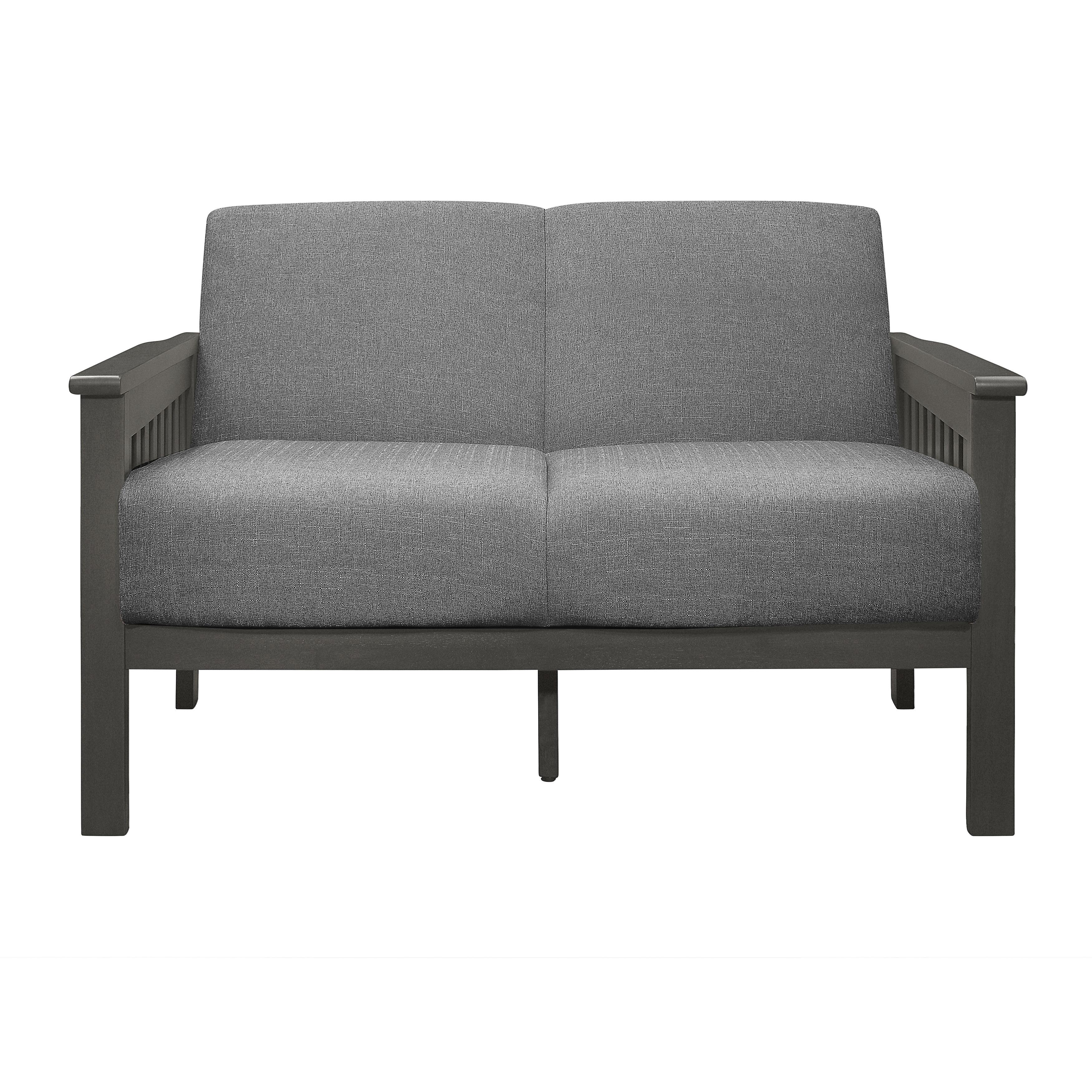Classic Loveseat 1104GY-2 Lewiston 1104GY-2 in Gray 