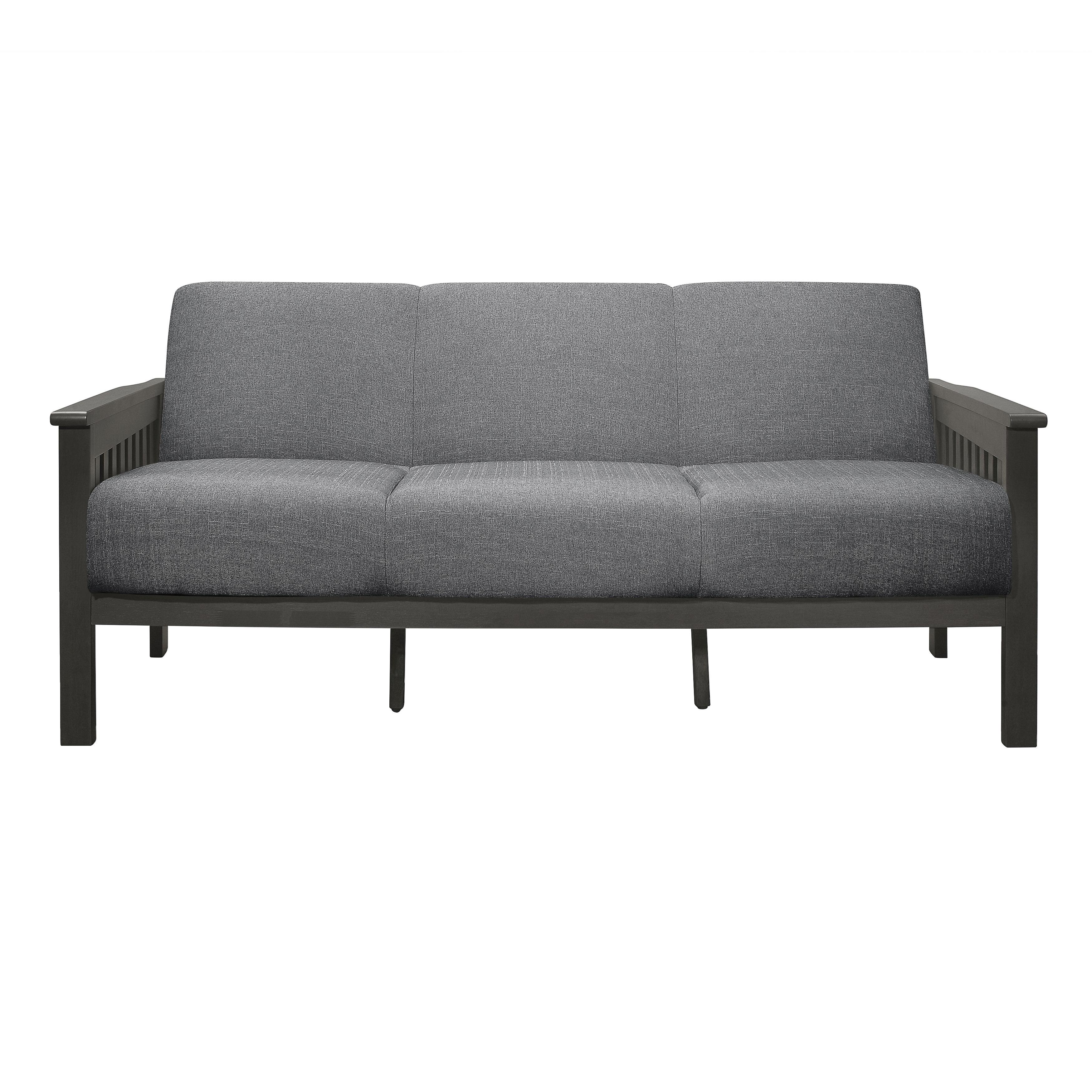 

    
Classic Gray Textured Sofa Homelegance 1104GY-3 Lewiston
