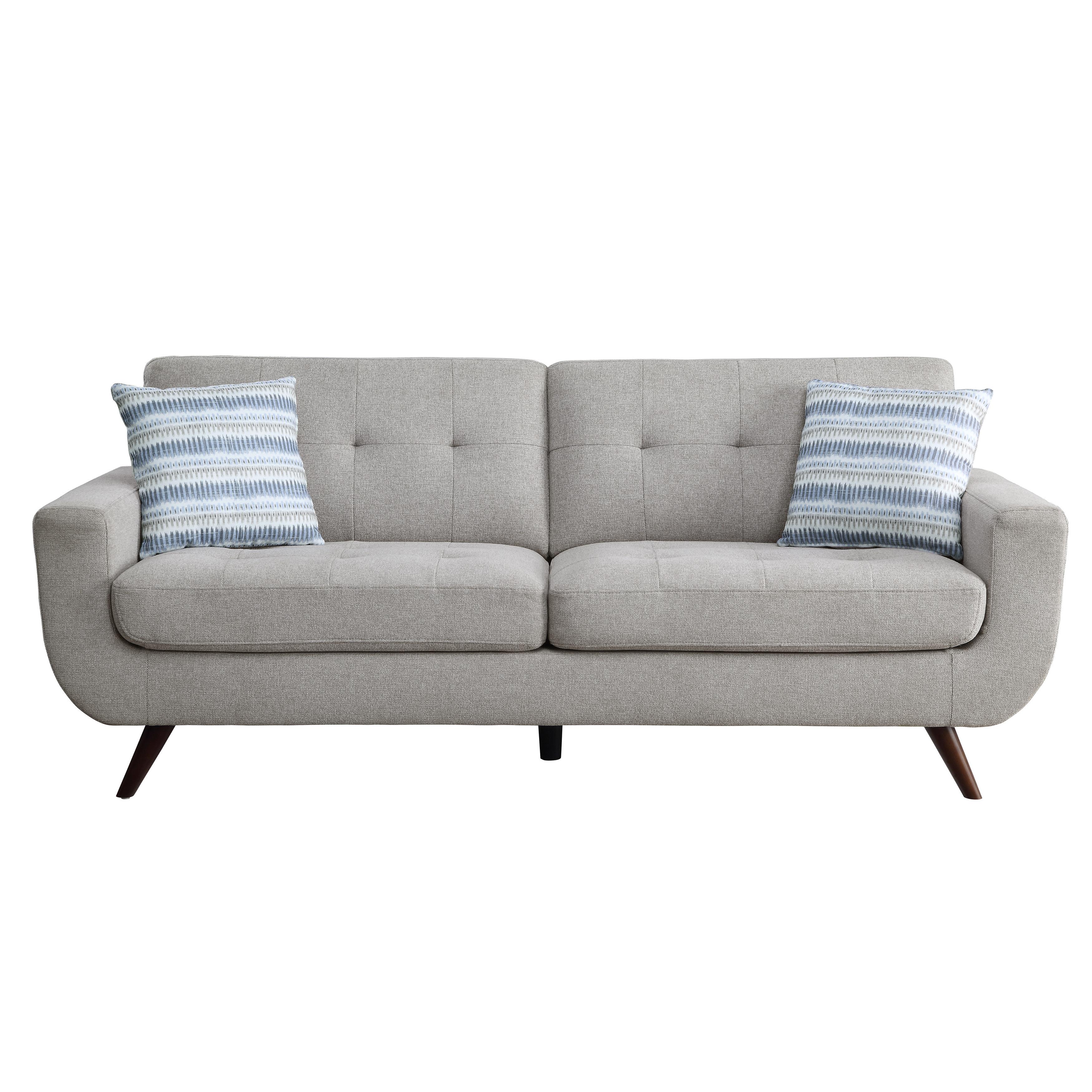 

    
Classic Gray Textured Sofa Homelegance 9347GY-3 Amberley
