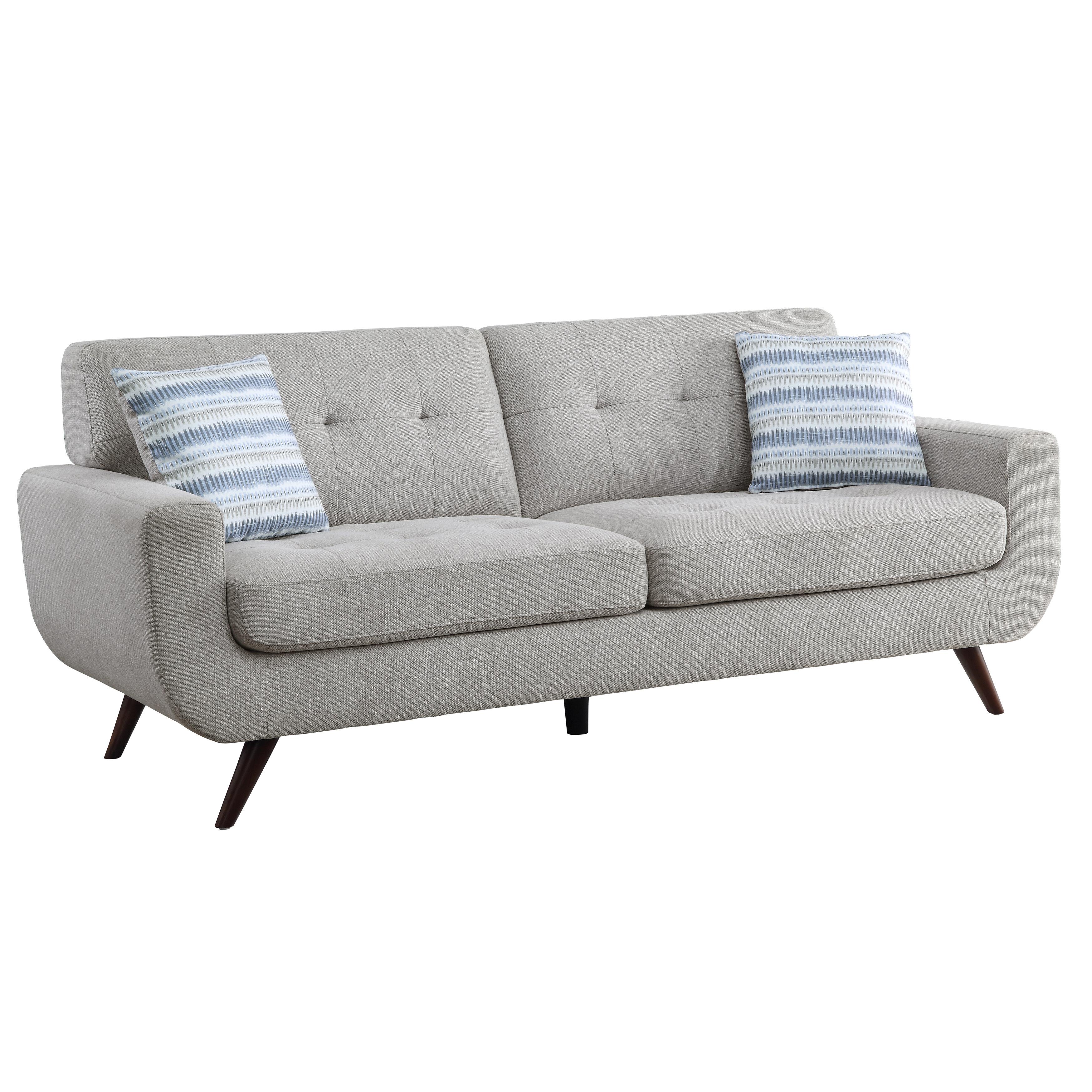 

    
Classic Gray Textured Sofa Homelegance 9347GY-3 Amberley
