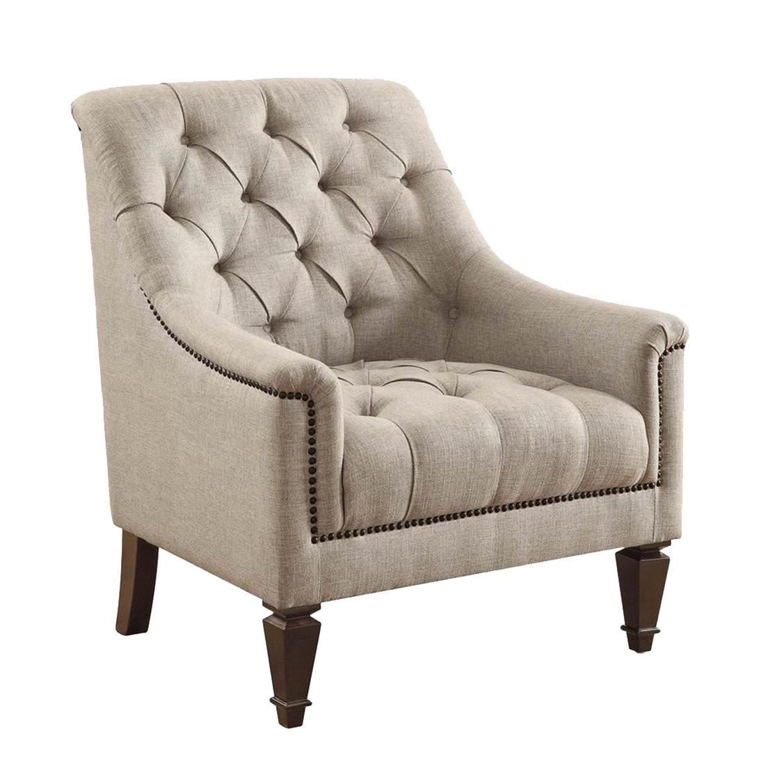

    
Classic Gray Woven Fabric Upholstery Arm Chair Coaster 505643 Avonlea
