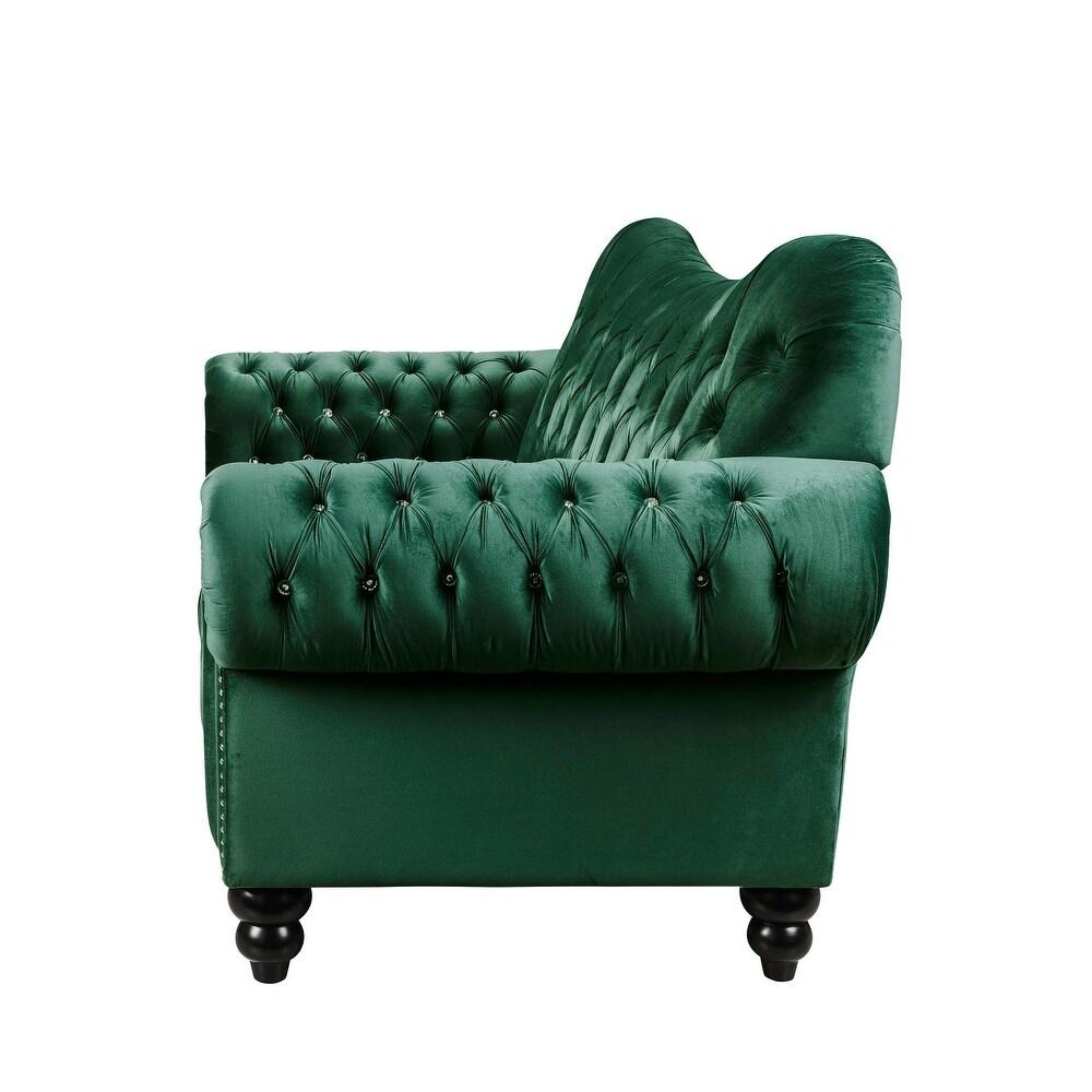 

                    
Buy Classic Green Velvet Sofa + Loveseat by Acme Iberis 53400-2pcs

