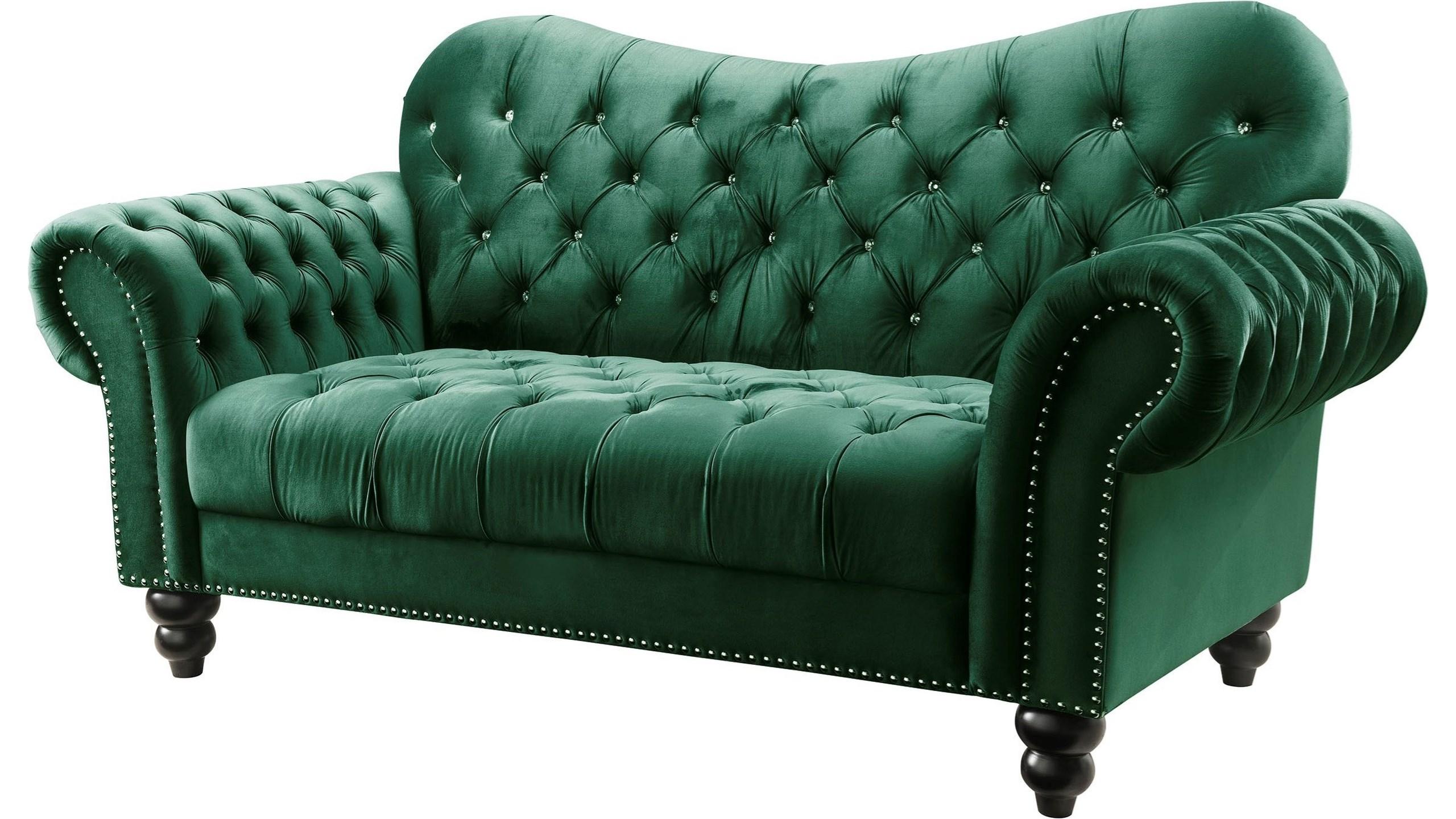 

    
Acme Furniture Iberis Sofa and Loveseat Set Green 53400-2pcs
