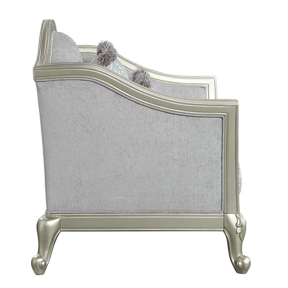 

    
Acme Furniture Qunsia Chair Light Gray LV01119
