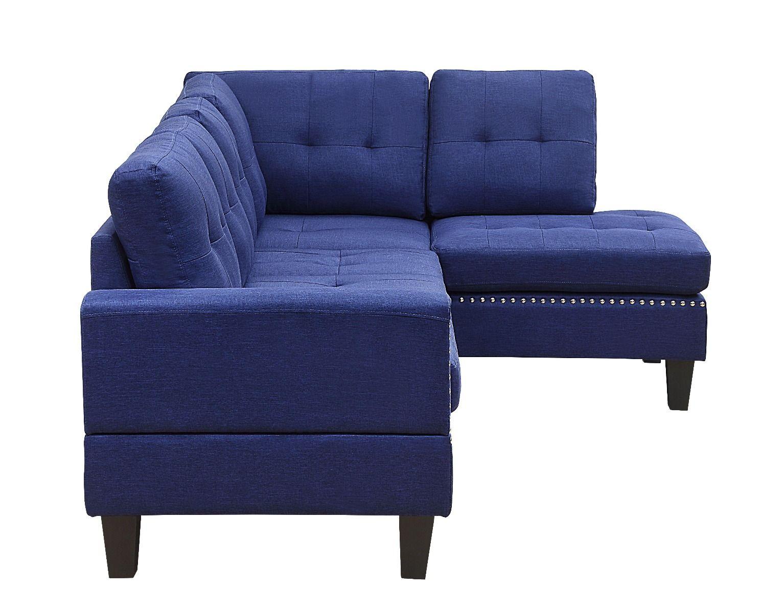 

                    
Acme Furniture Jeimmur Sectional Sofa Blue Linen Purchase 
