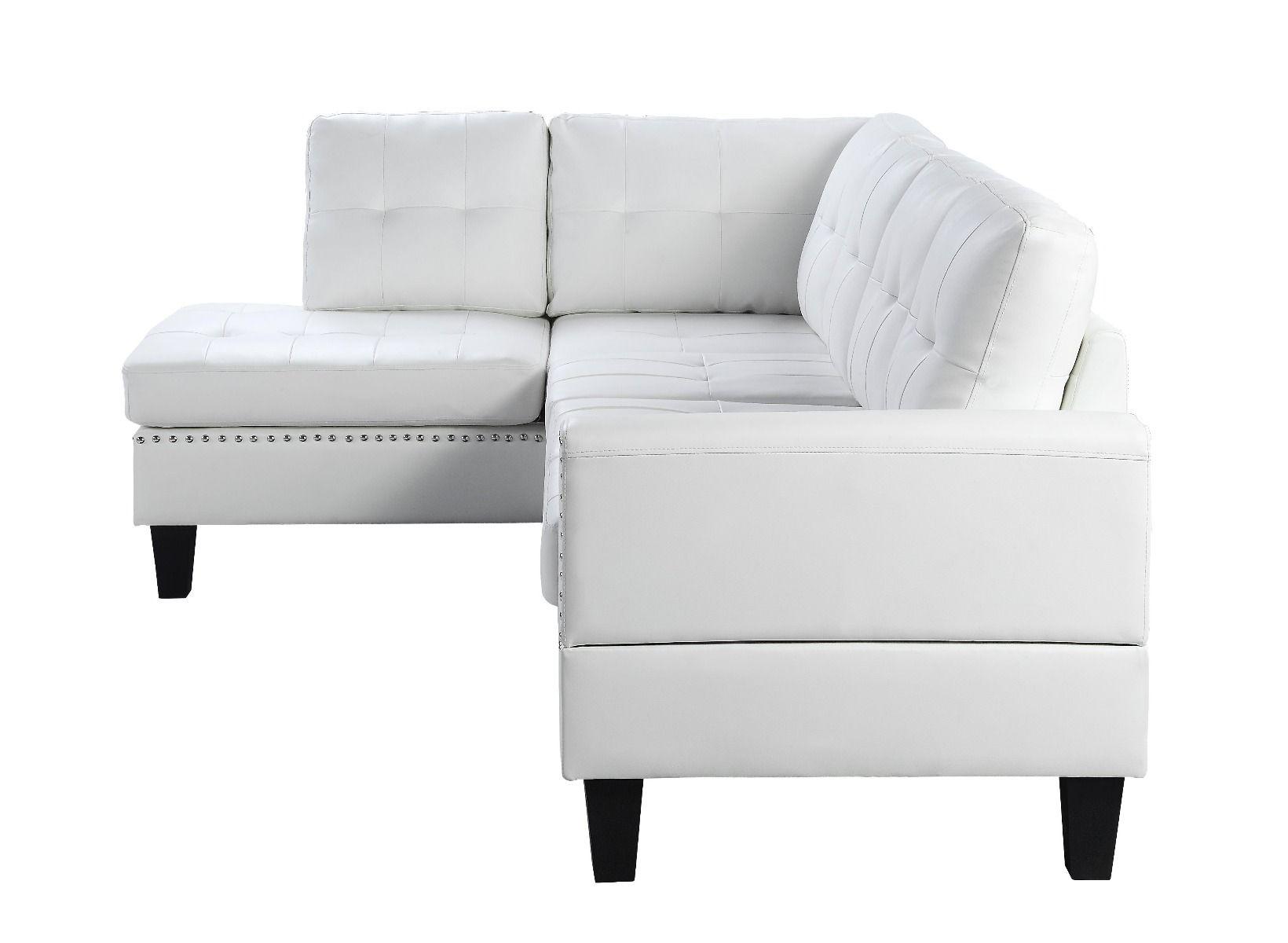

                    
Acme Furniture Jeimmur Sectional Sofa White PU Purchase 
