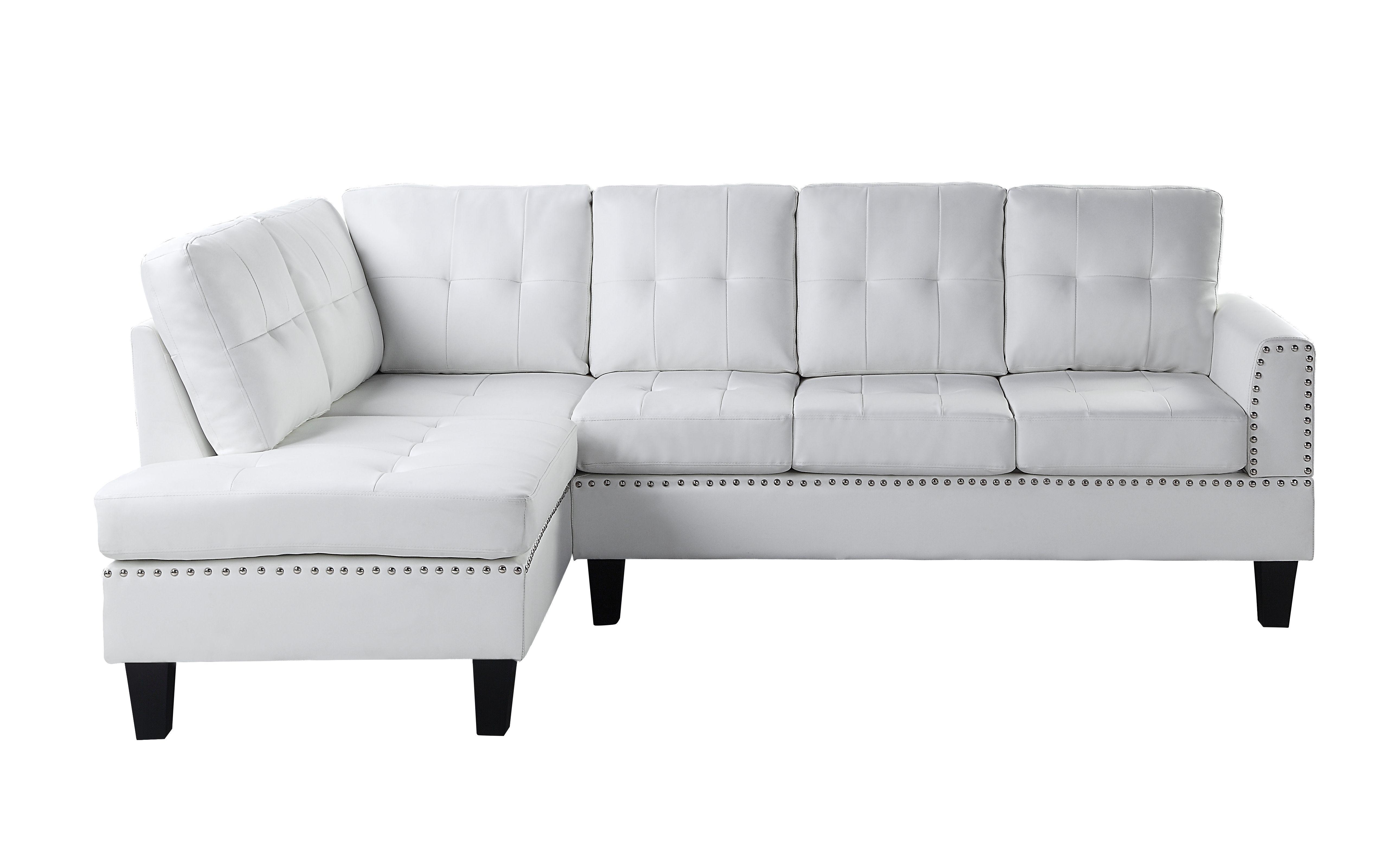 

    
Acme Furniture Jeimmur Sectional Sofa White 56470-3pcs
