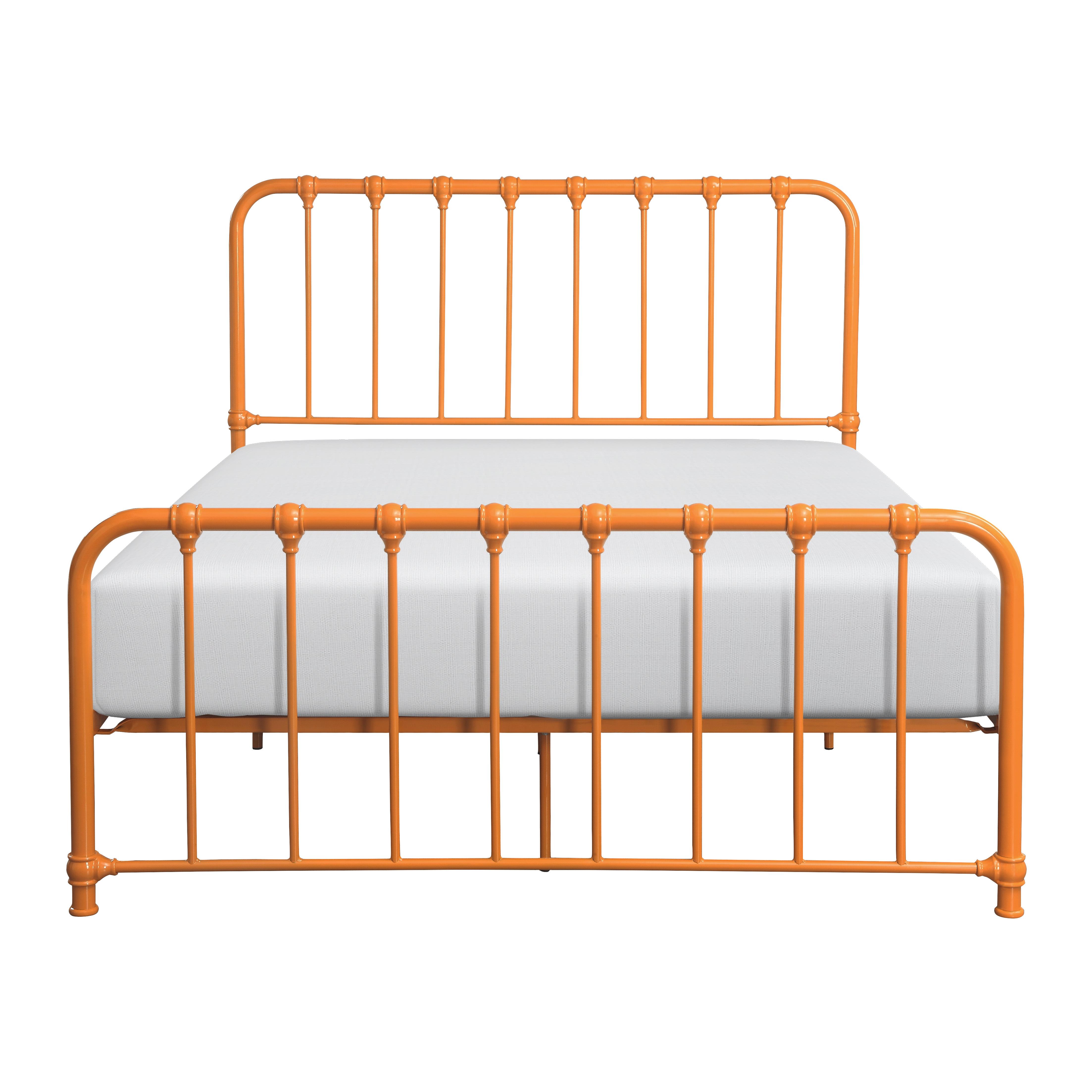 

    
Classic Orange Metal Full Bed Homelegance 1571RNF-1 Bethany
