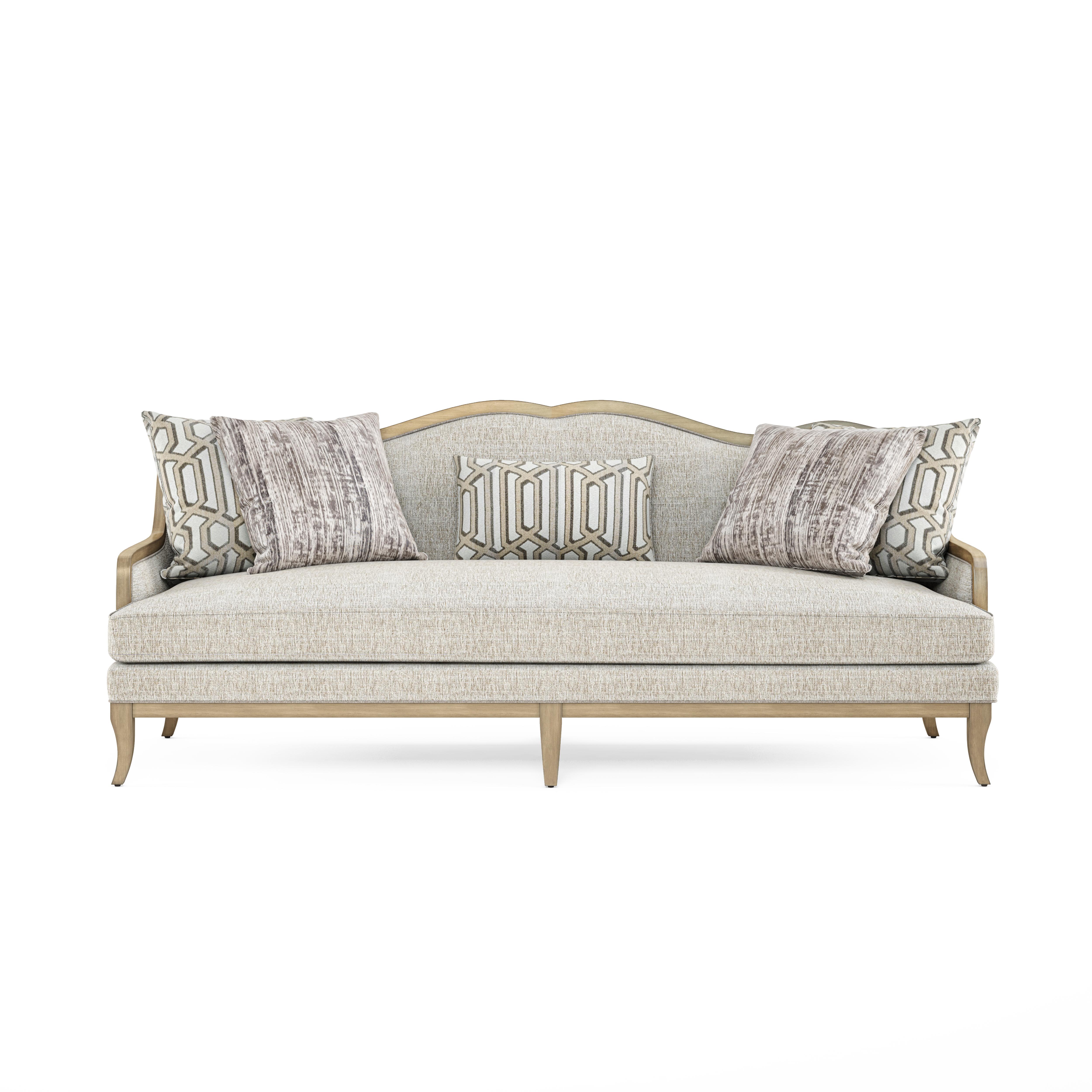 Classic, Traditional Sofa Assemblage 754501-7006AA in Quartz Fabric