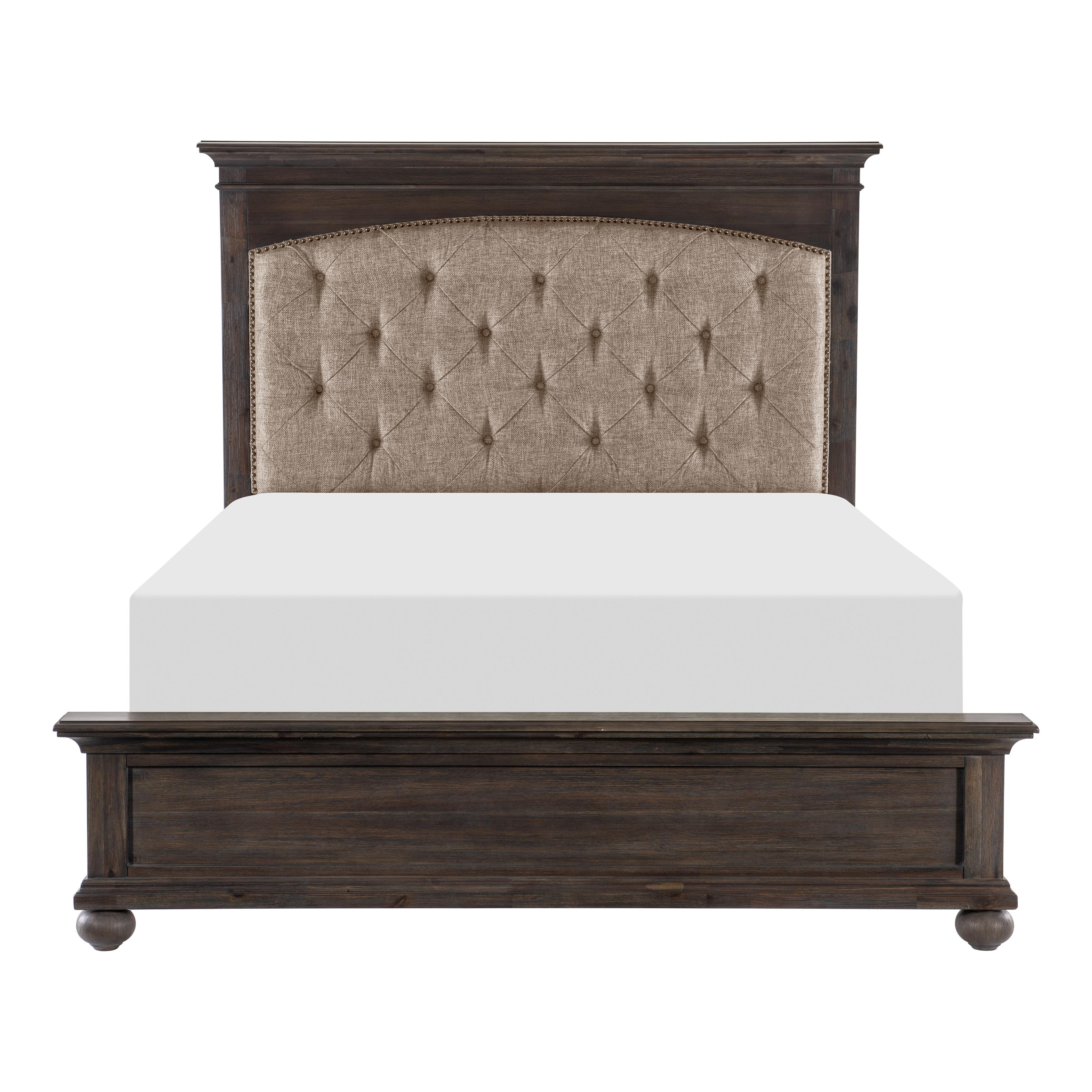 

    
Classic Rustic Brown Wood Queen Bed Homelegance 1400-1* Motsinger
