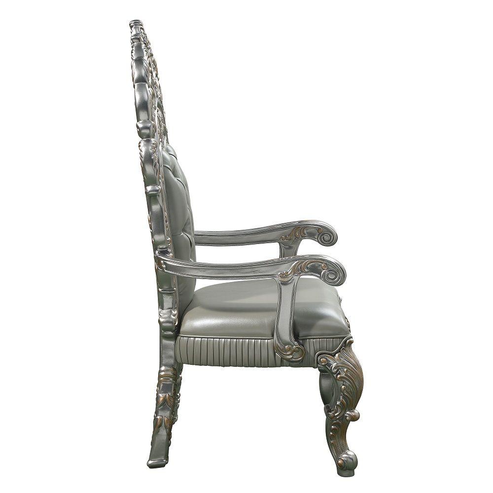

        
Acme Furniture Sandoval Arm Chair DN01496-AC-2PCS Arm Chairs Silver PU 98976461378987
