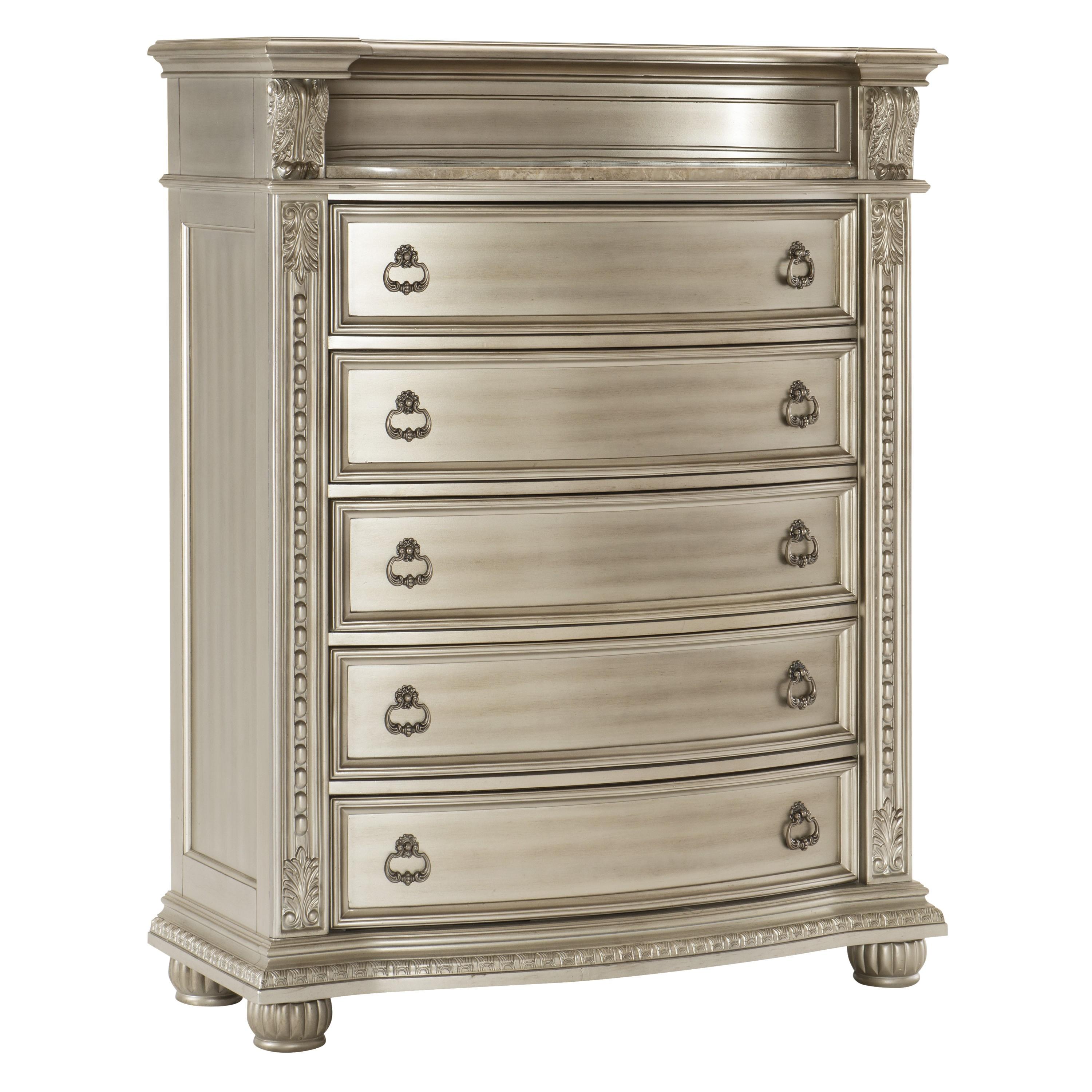 

    
Classic Silver Wood Chest Homelegance 1757SV-9 Cavalier
