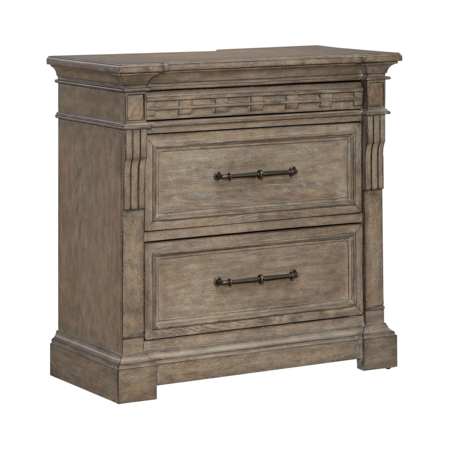 

    
Classic Taupe Bedside Chest Set 2Pcs Town & Country 711-BR62 Liberty Furniture
