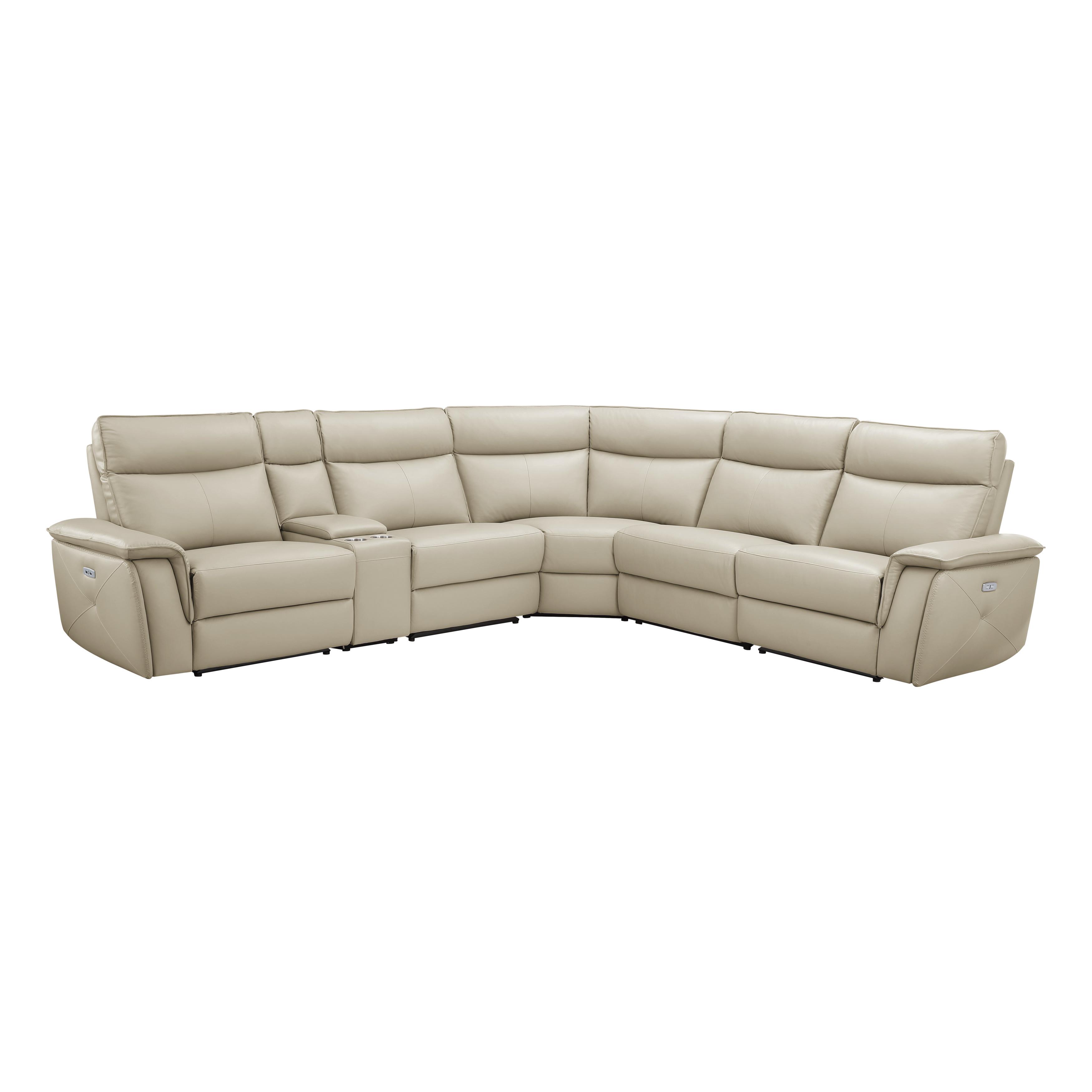 Classic Power Reclining Sectional 8259RFTP*6SCPWH Maroni 8259RFTP*6SCPWH in Taupe Leather