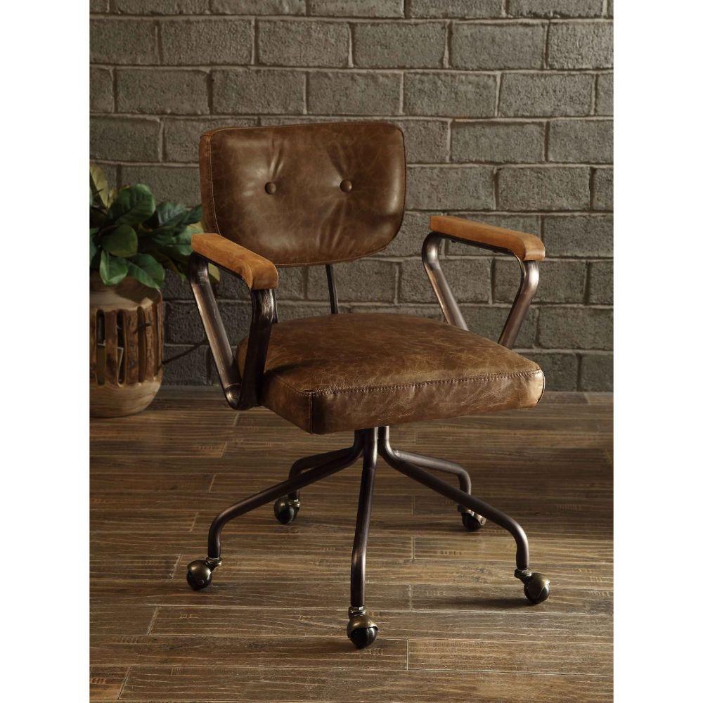 

    
Acme Furniture Hallie Executive Office Chair Brown 92410
