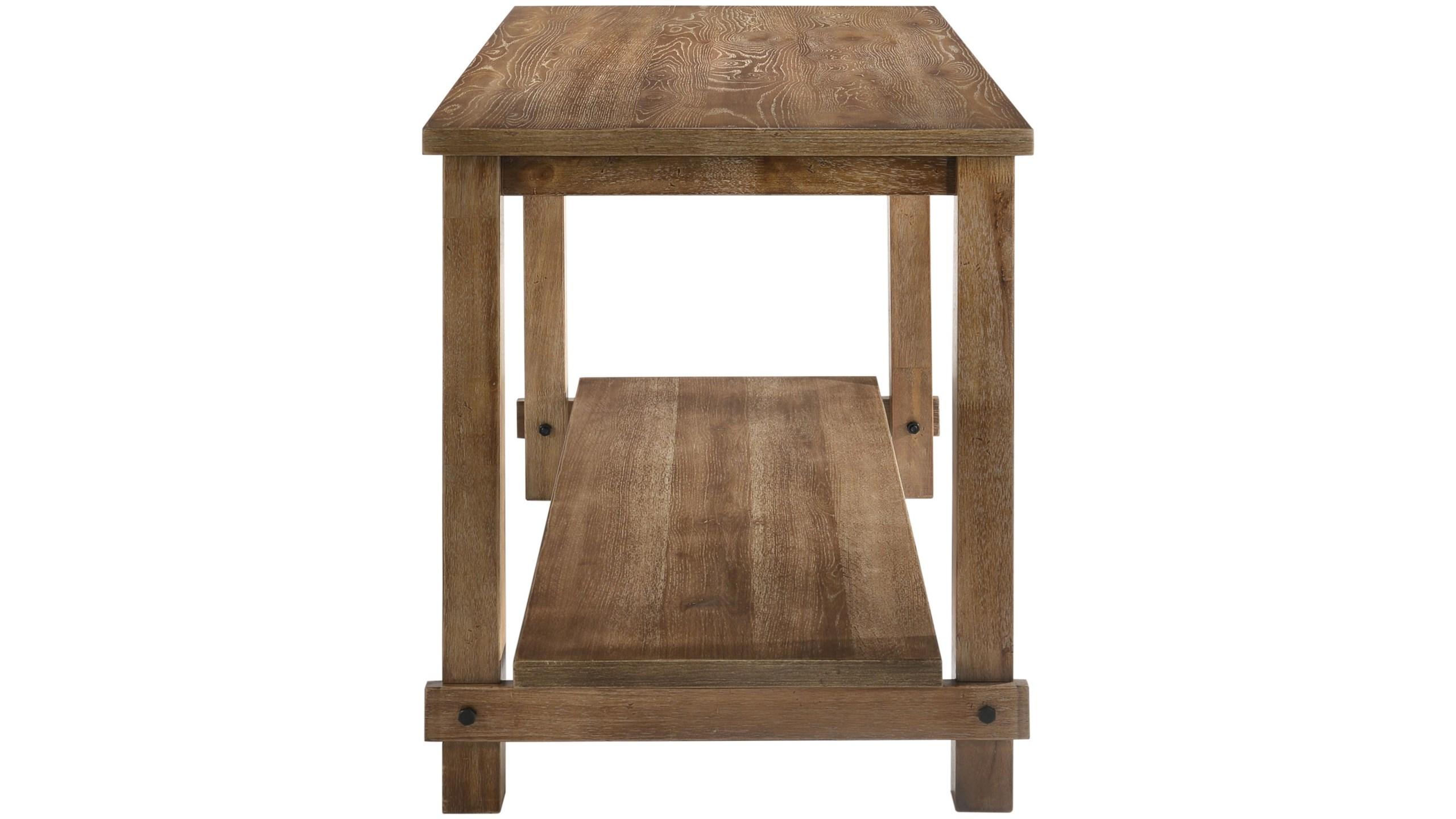 

    
Acme Furniture Martha II Counter Height Table Brown Oak 70830
