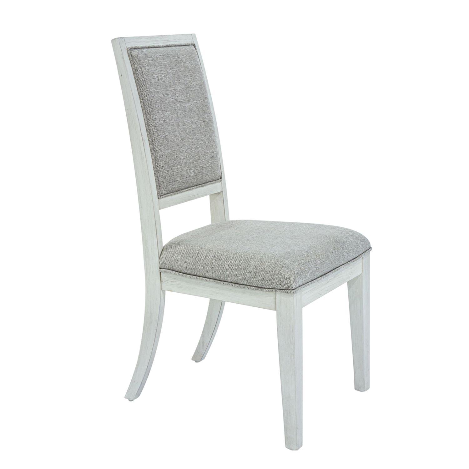 

                    
Liberty Furniture Mirage (946-DR) Dining Chair Set White Linen Purchase 
