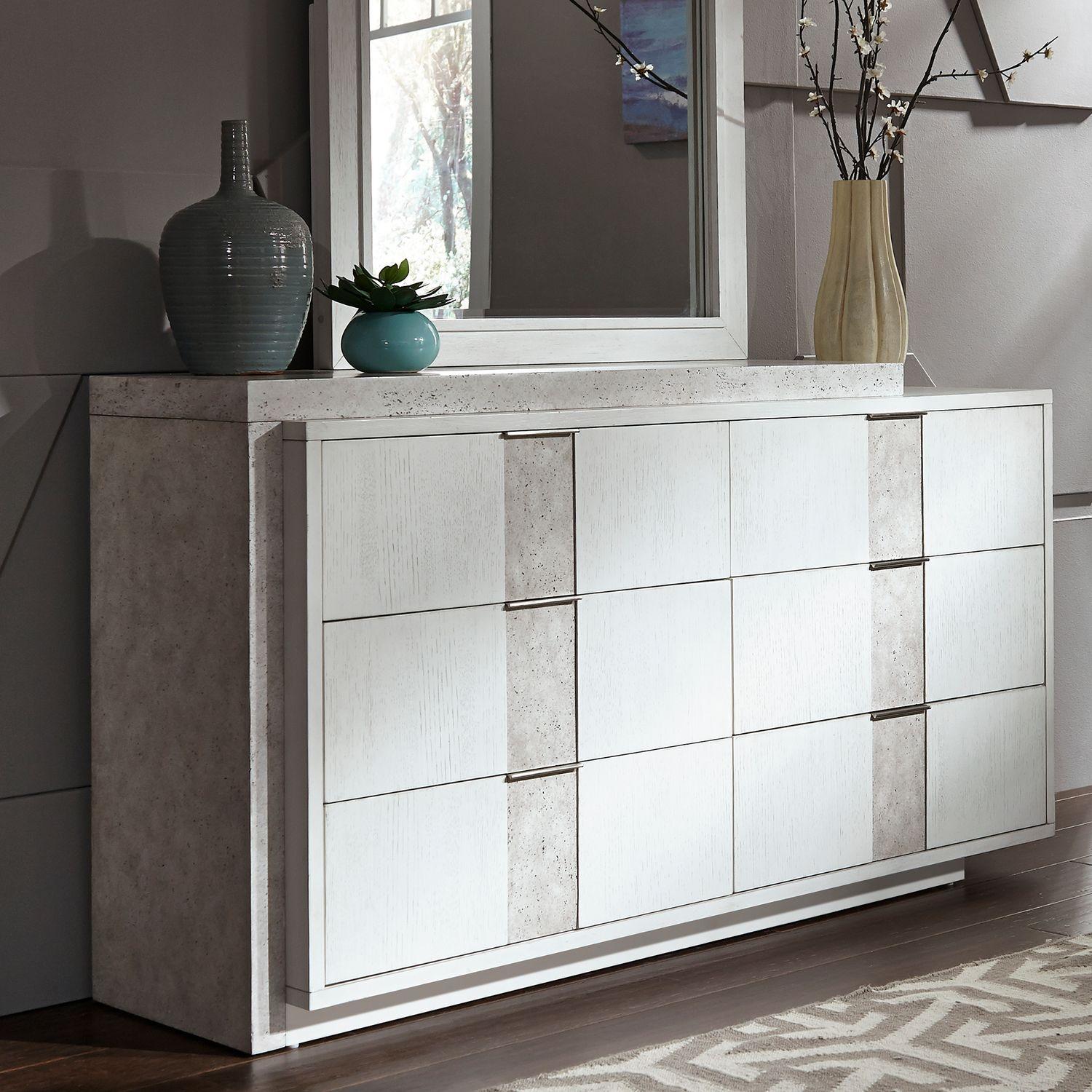 

    
Classic White Double Dresser Mirage (946-BR) Liberty Furniture
