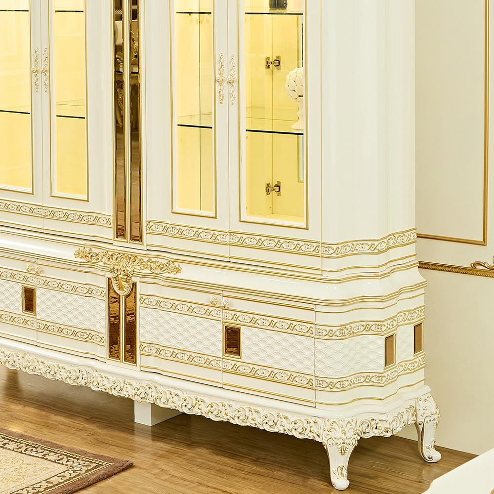 

    
Classic White& Gold Wood China Homey Design HD-1882
