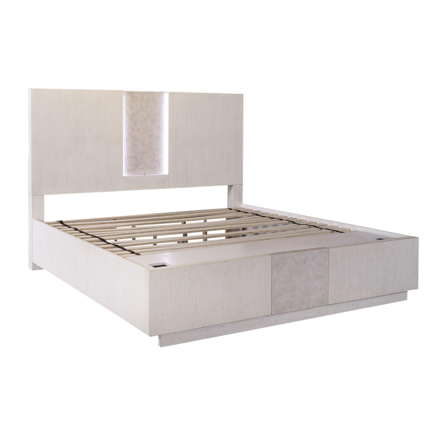 

    
Liberty Furniture Mirage (946-BR) Storage Bed White 946-BR-KSB
