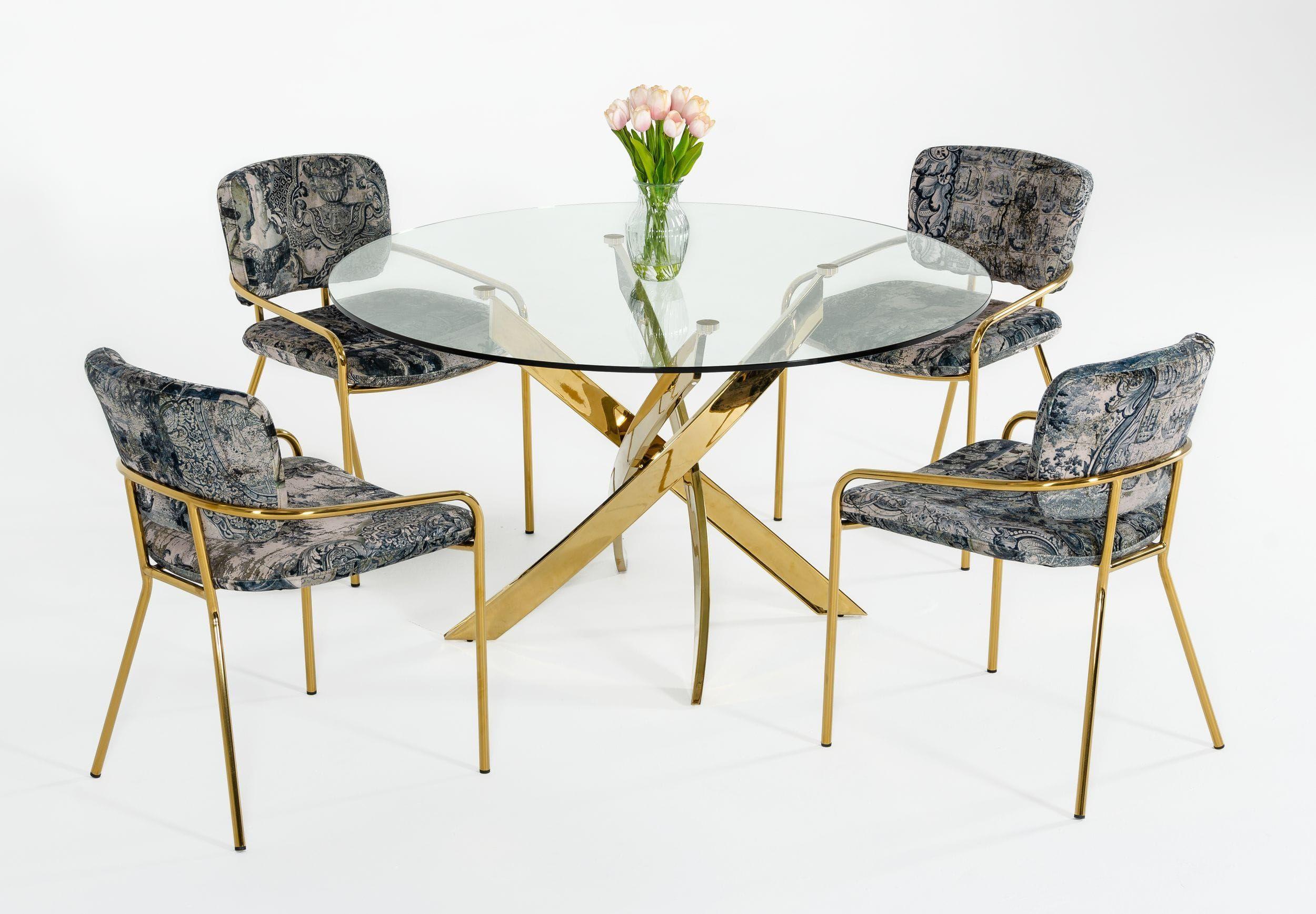 

    
VIG Furniture Pyrite Dining Table Gold VGEWF2133AG
