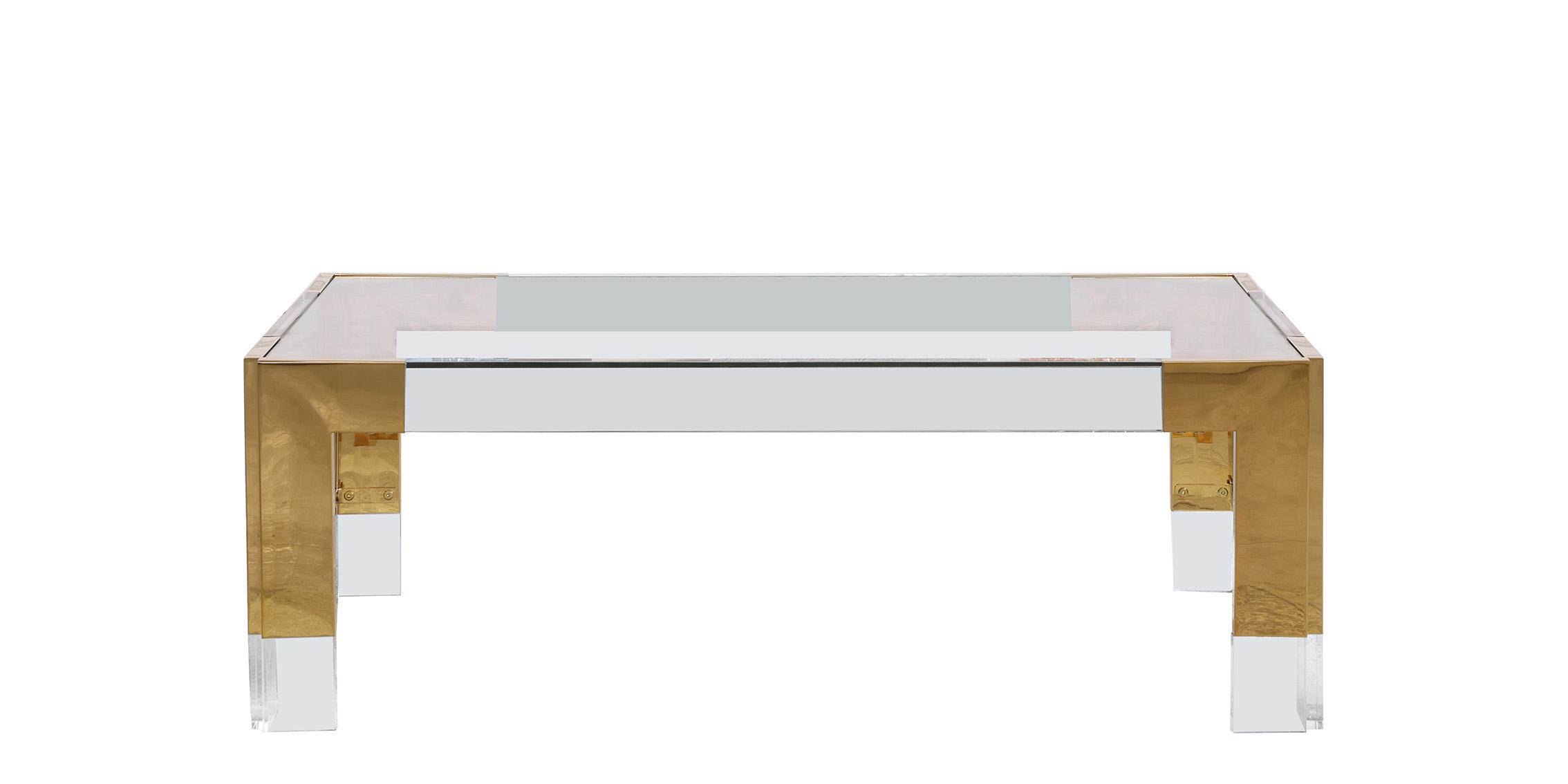 

    
Clear Glass Top Rectangular Coffee Table CASPER 201-CT Meridian Modern
