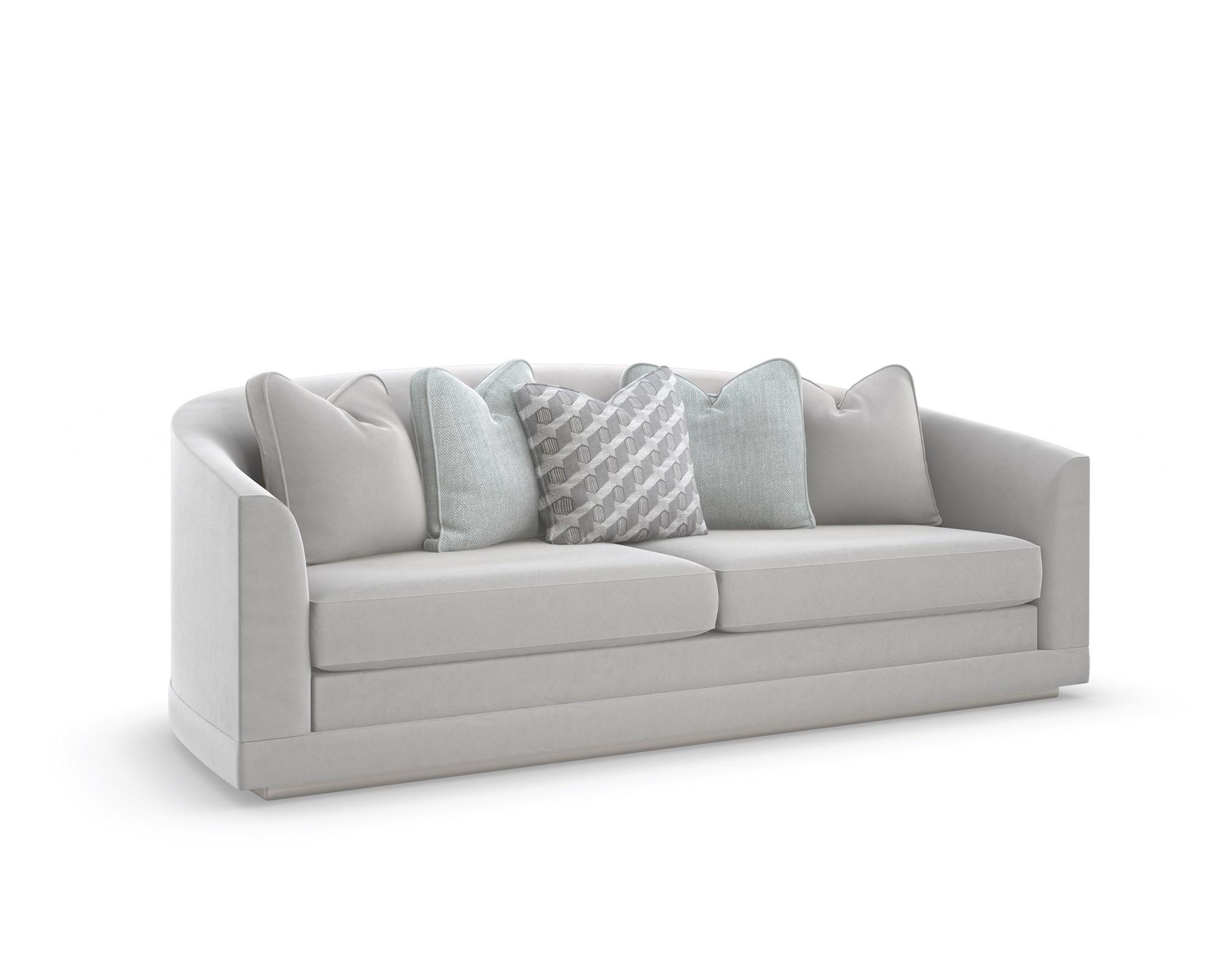 Contemporary Sofa DA VITA SOFA M130-421-011-A in Gray Velvet