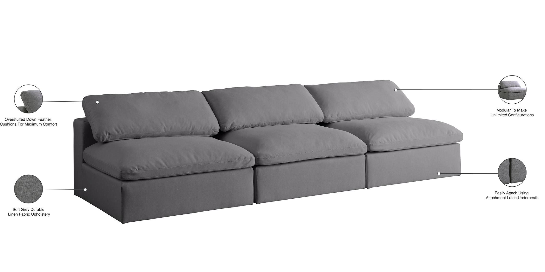 

    
601Grey-S117 Meridian Furniture Modular Sofa
