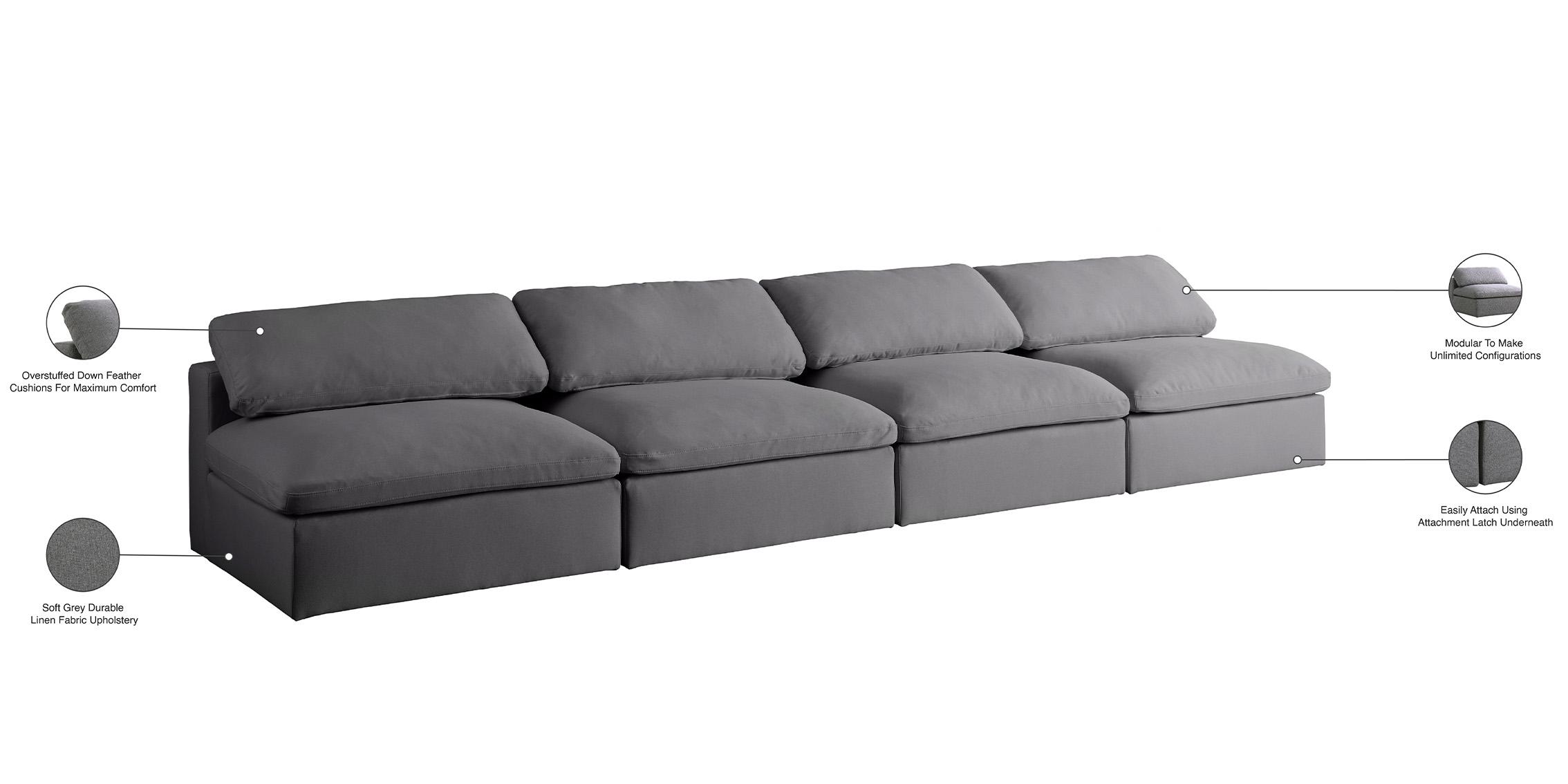 

    
601Grey-S156 Meridian Furniture Modular Sofa
