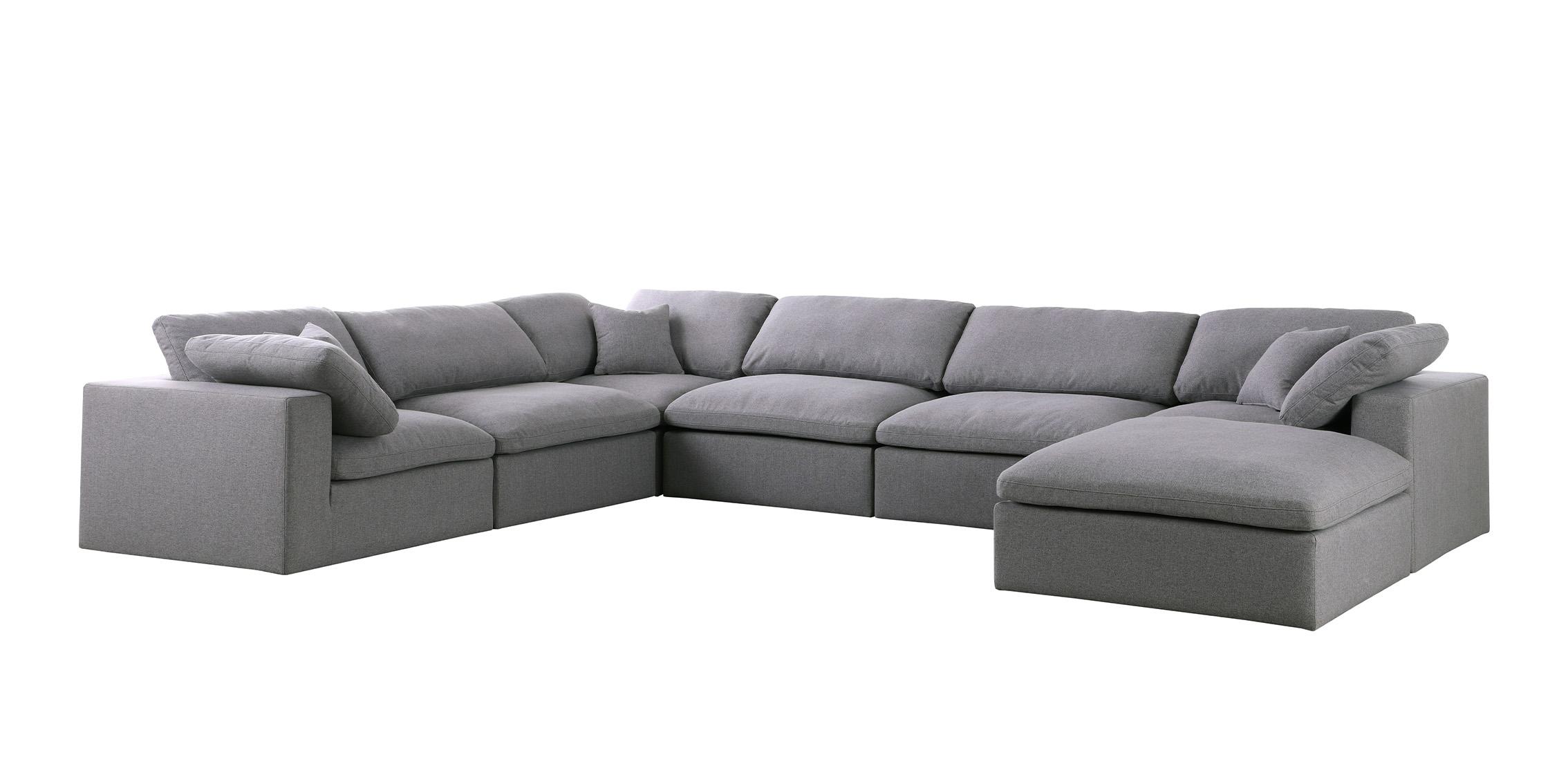 

        
Meridian Furniture SERENE 601Grey-Sec7A Modular Sectional Gray Linen 753359802299
