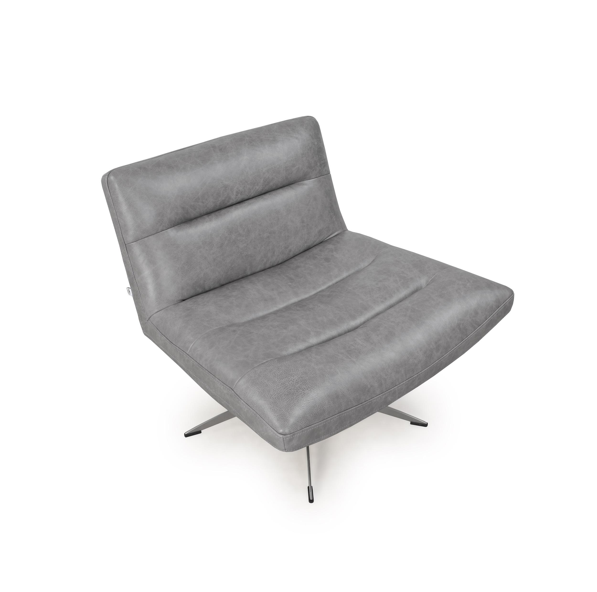 

                    
Moroni Alfio 580 Swivel Chair Set Gray Top grain leather Purchase 
