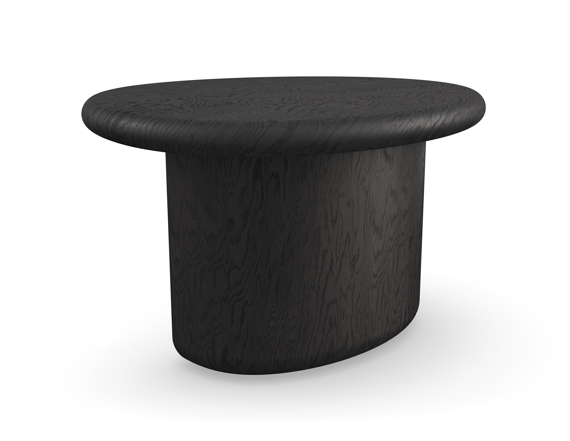 

    
Coal Finish Tamo Ash Wood Veneers ORION SMALL SIDE TABLE by Caracole

