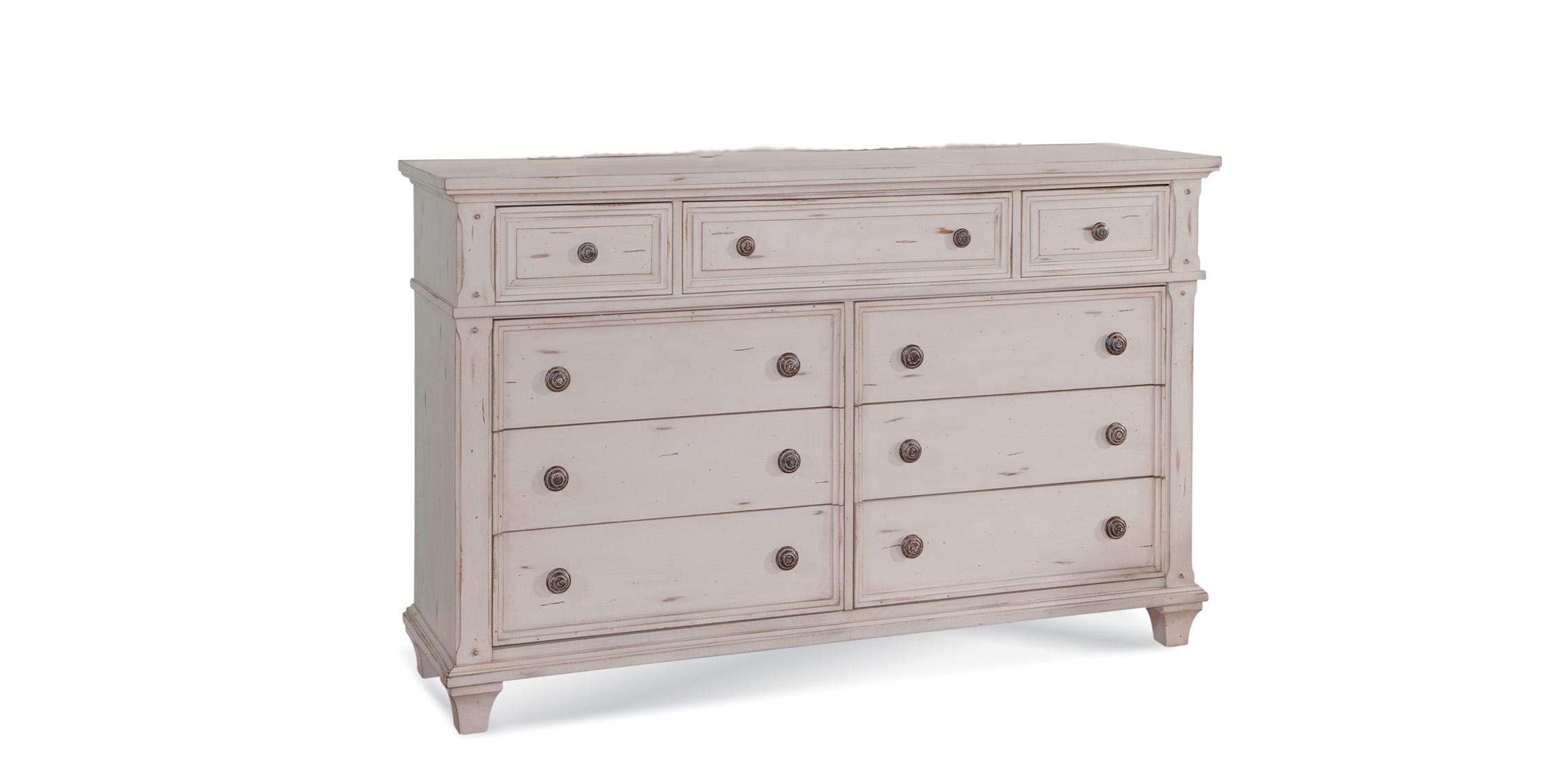 Classic, Traditional Dresser SEDONA 2410-270 2410-270 in Cobblestone, White 